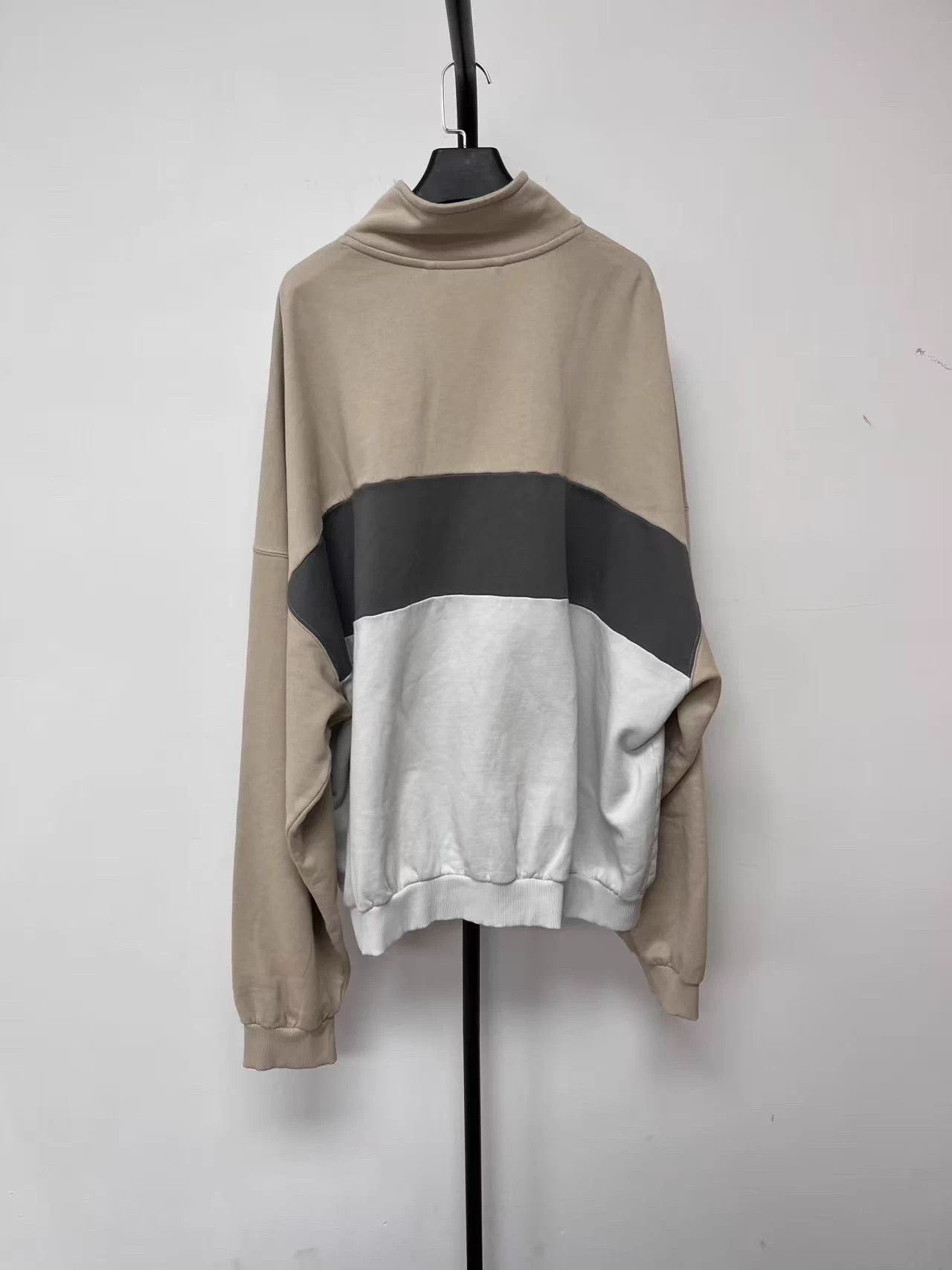 Balenciaga Balenciaga Logo Turtleneck Jacket Men's Gray L Size US L / EU 52-54 / 3 - 2 Thumbnail
