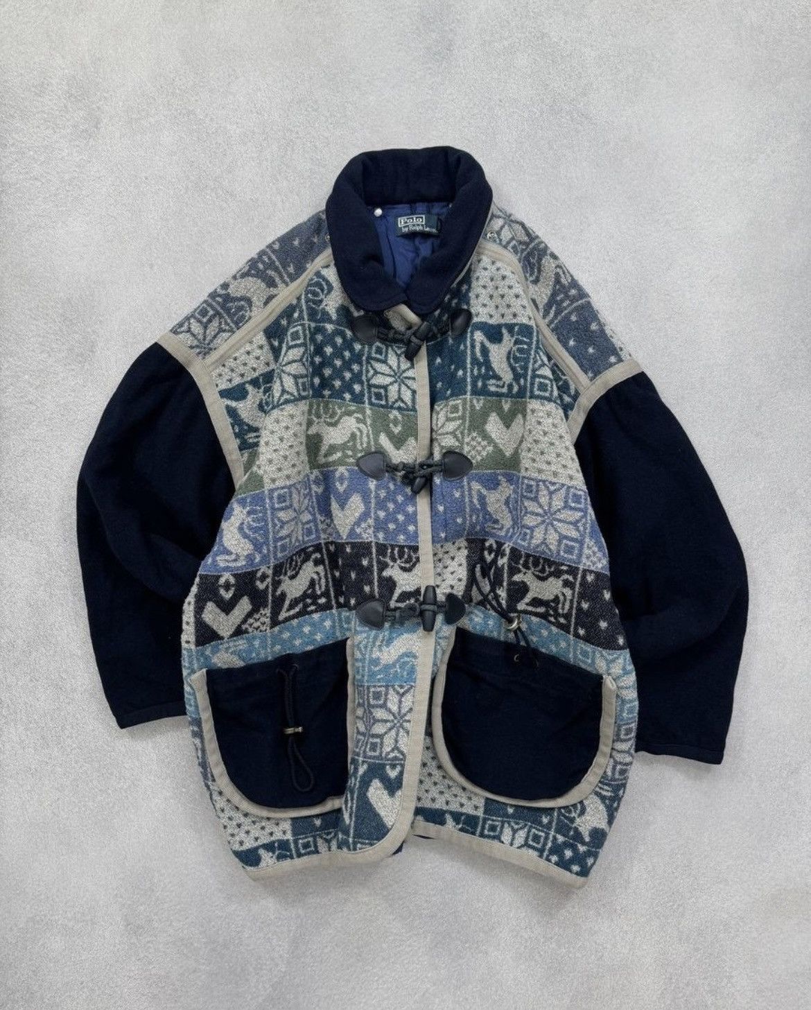 Polo Ralph Lauren Vintage Polo Ralph Lauren Winter Duffle Coat Sz L Size US L / EU 52-54 / 3 - 1 Thumbnail
