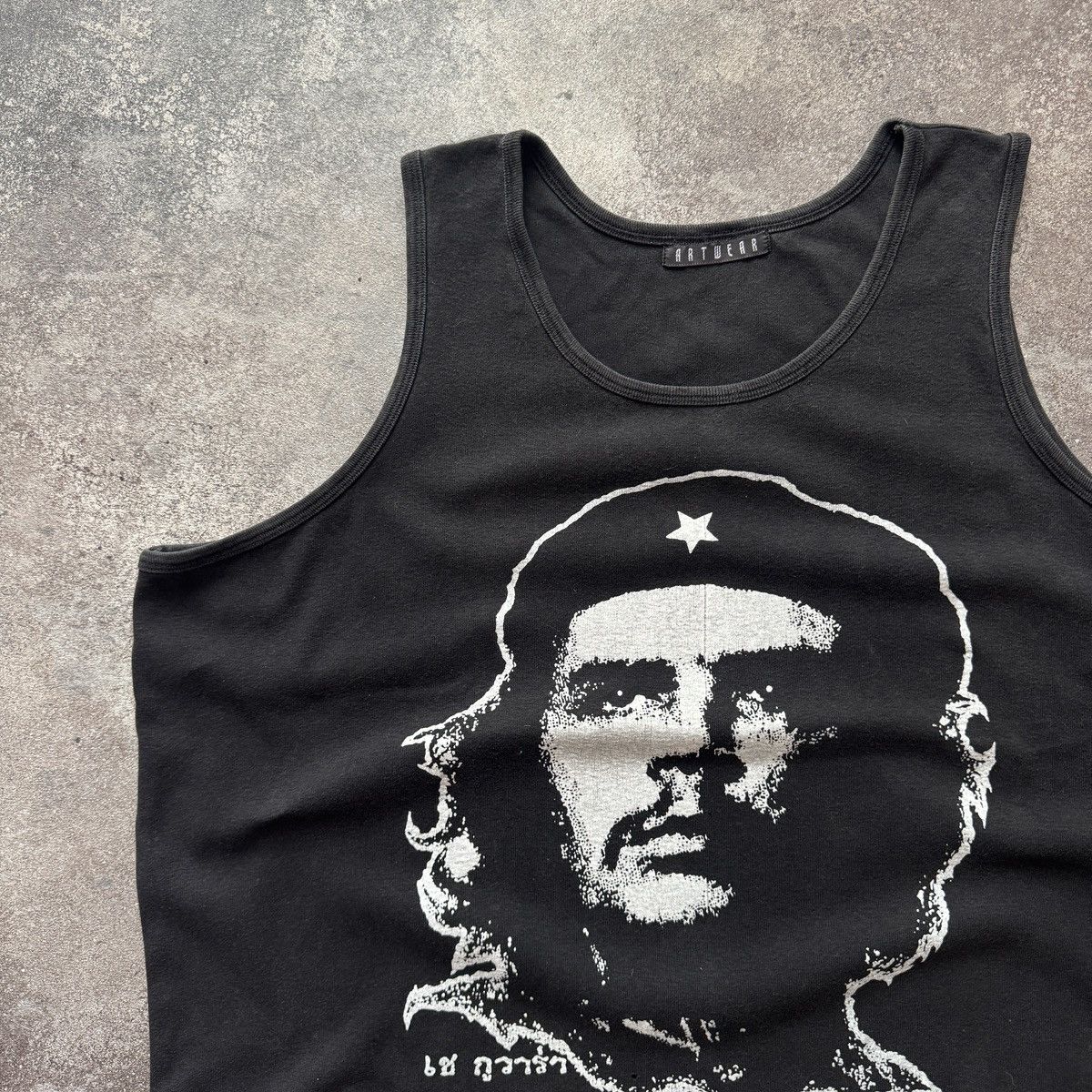 Hysteric Glamour Che Guevara Vintage Avant Garde Punk Faded Boxy Tank Top Size US L / EU 52-54 / 3 - 2 Thumbnail