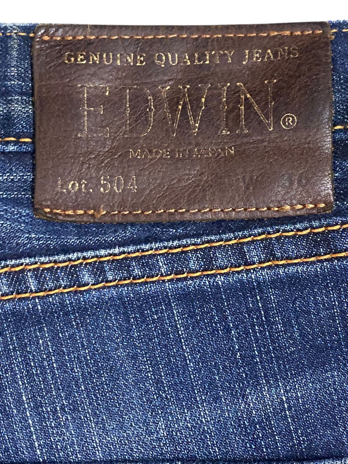Edwin Vintage JapaneseBrands Edwin 504 Distressed Loose Jeans Size US 39 - 13 Thumbnail