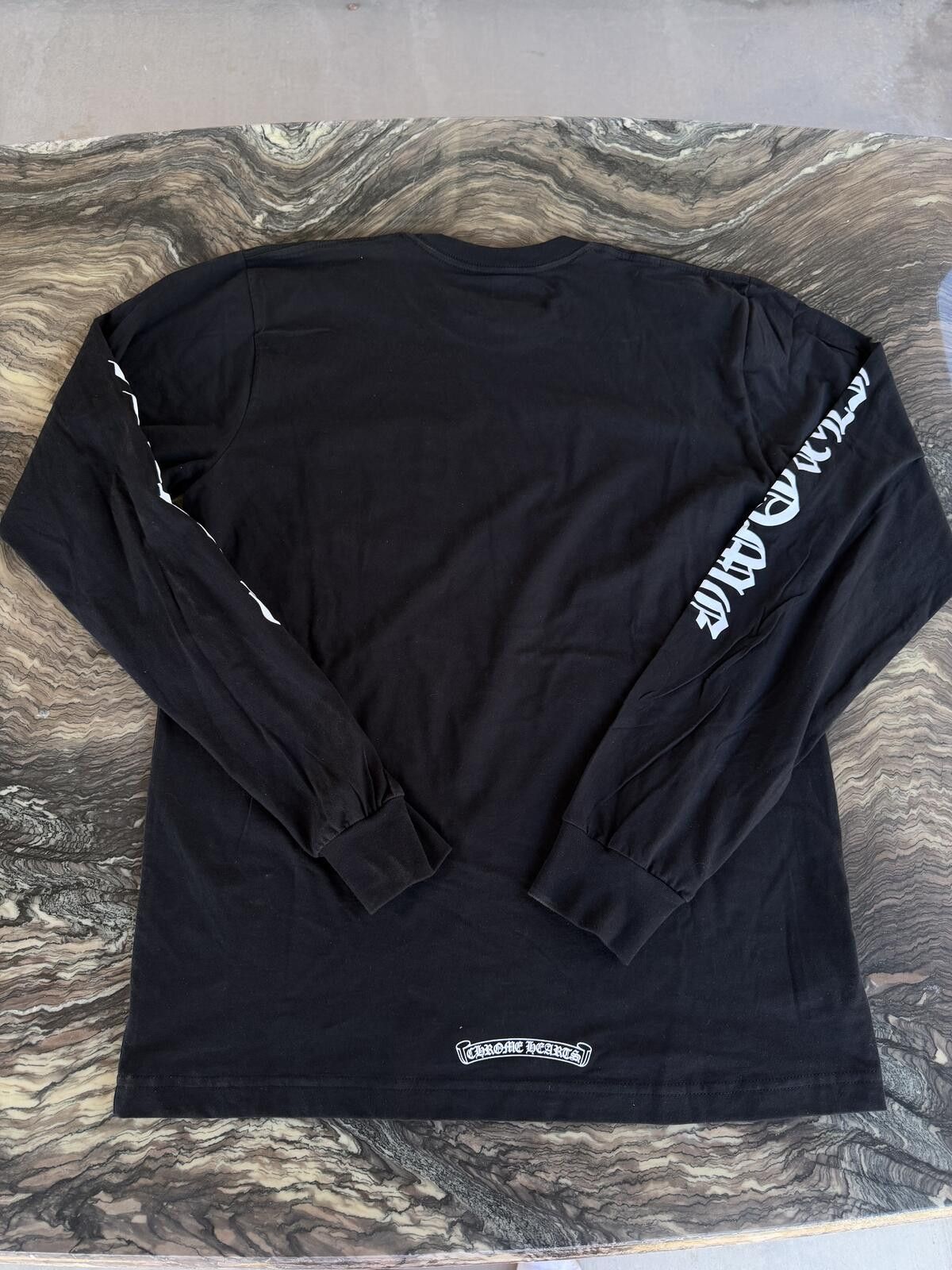 Chrome Hearts Chrome Hearts Neck Logo Long Sleeve Tee Black Size Large NWT Size US L / EU 52-54 / 3 - 2 Thumbnail