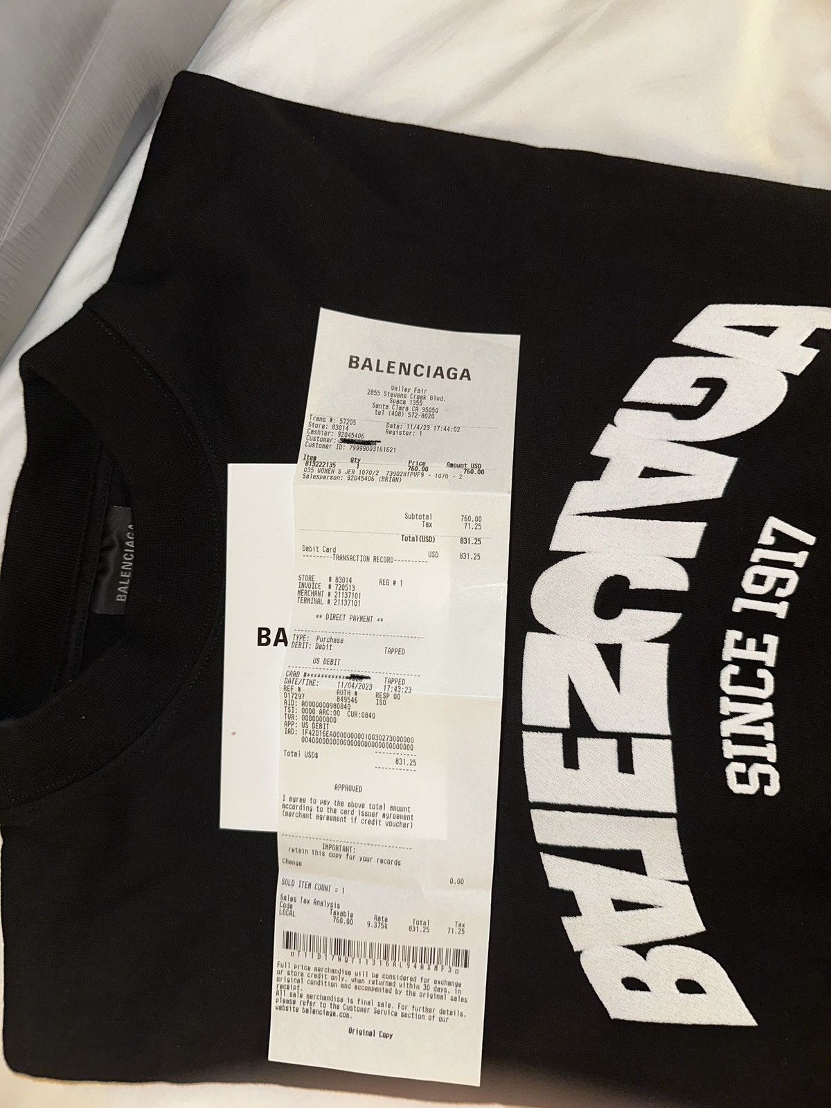 Balenciaga Balenciaga Black Mirror T-Shirt Size US M / EU 48-50 / 2 - 5 Thumbnail
