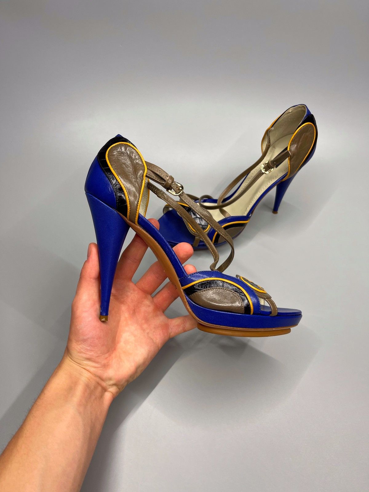 Designer × Etro Etro Leather Heels Size US 9 / IT 39 - 4 Thumbnail