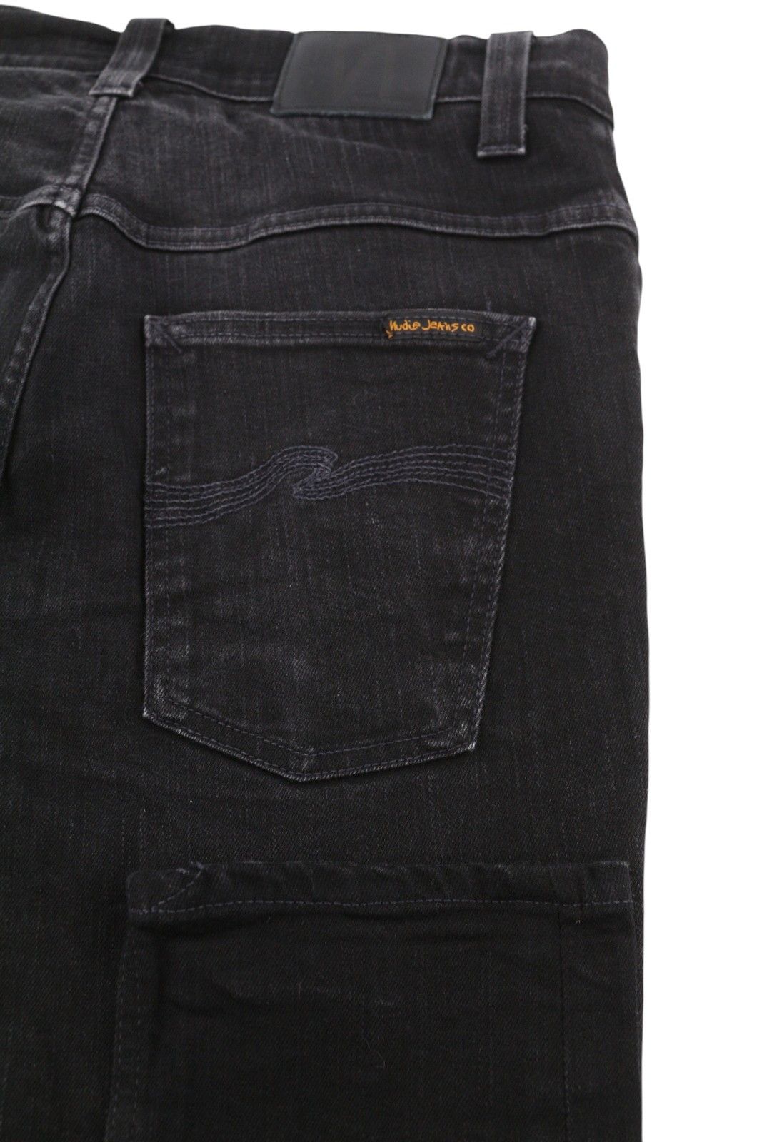 Nudie Jeans TAPE TED BLACK BLACK RING W31/L32 Denim Jeans 86422 Size US 31 - 5 Thumbnail