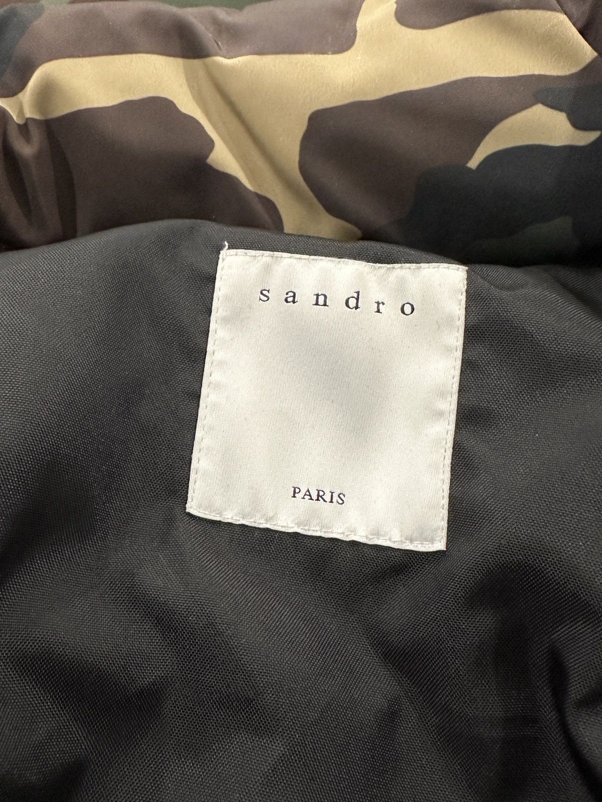 Sandro Sandro Paris Nylon Army Jacket Size US XL / EU 56 / 4 - 6 Thumbnail