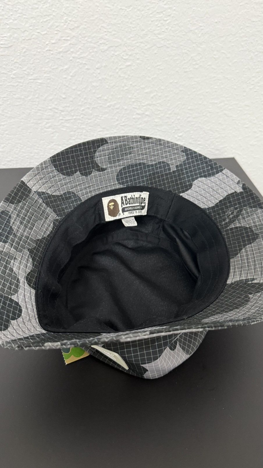 Bape A Bathing Ape Grid Camo Bucket Hat Size ONE SIZE - 2 Thumbnail