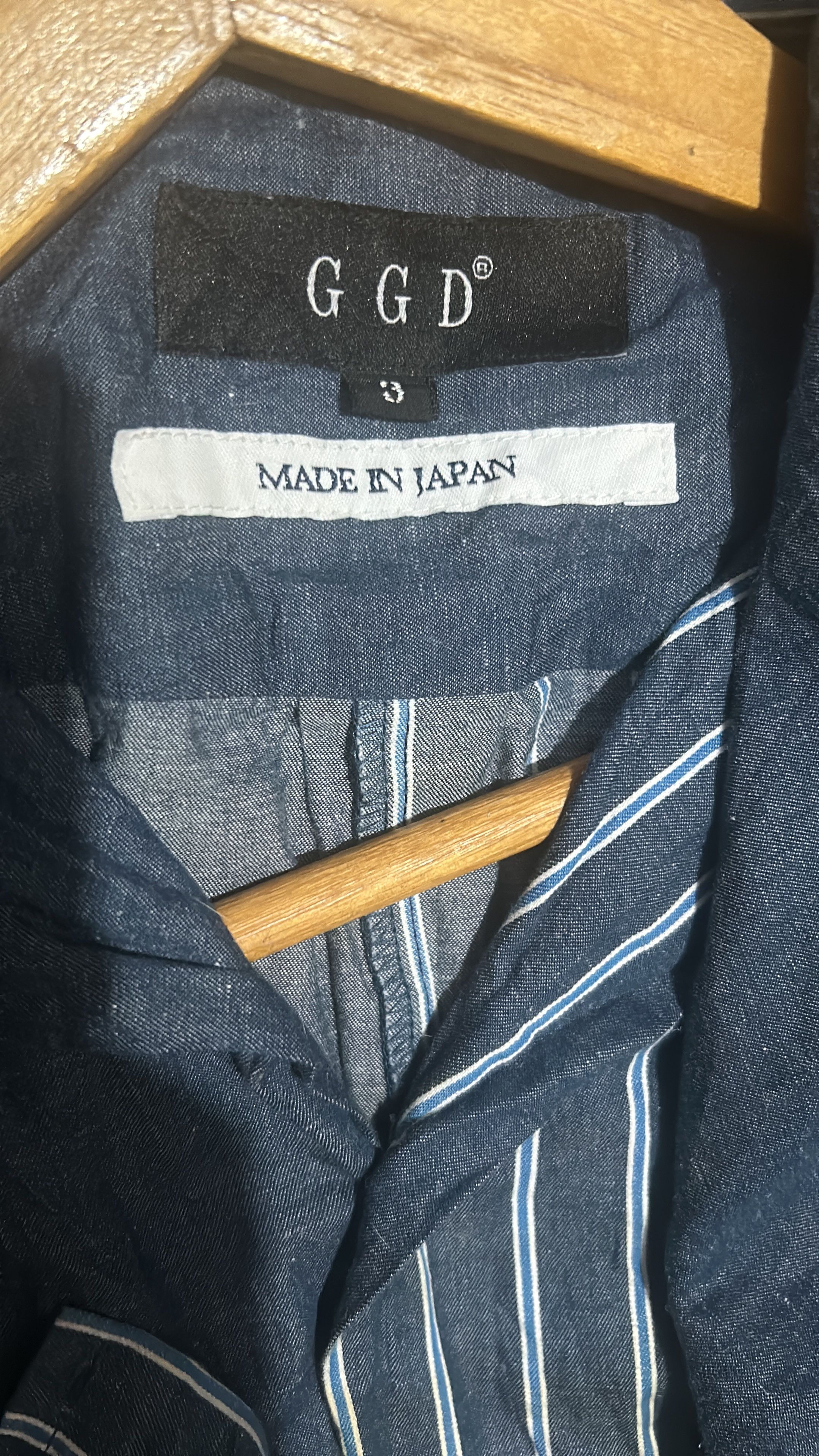 Japanese Brand Patchwork Design GGD shirt button up Grand Global Design Size US L / EU 52-54 / 3 - 5 Thumbnail