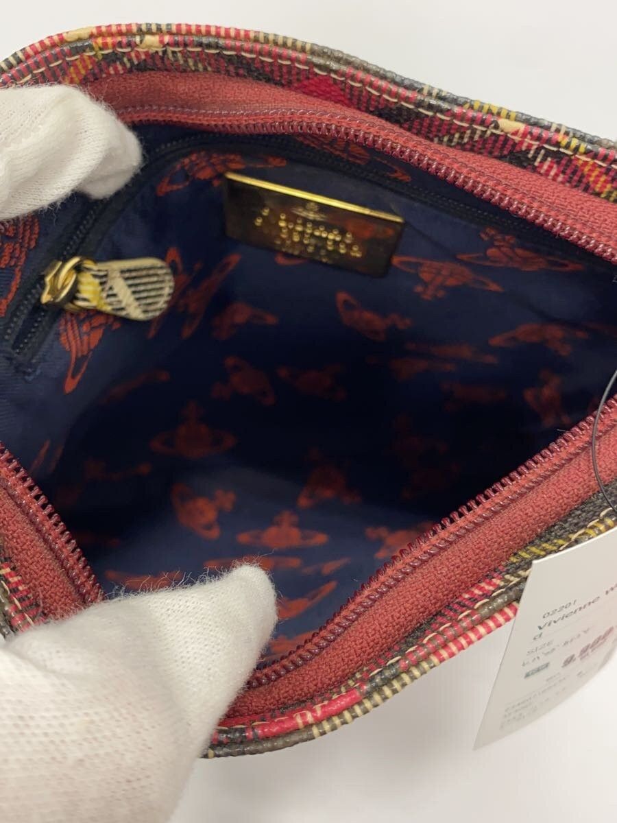 Vivienne Westwood Plaid Orb Leather Shoulder Bag Size ONE SIZE - 7 Thumbnail