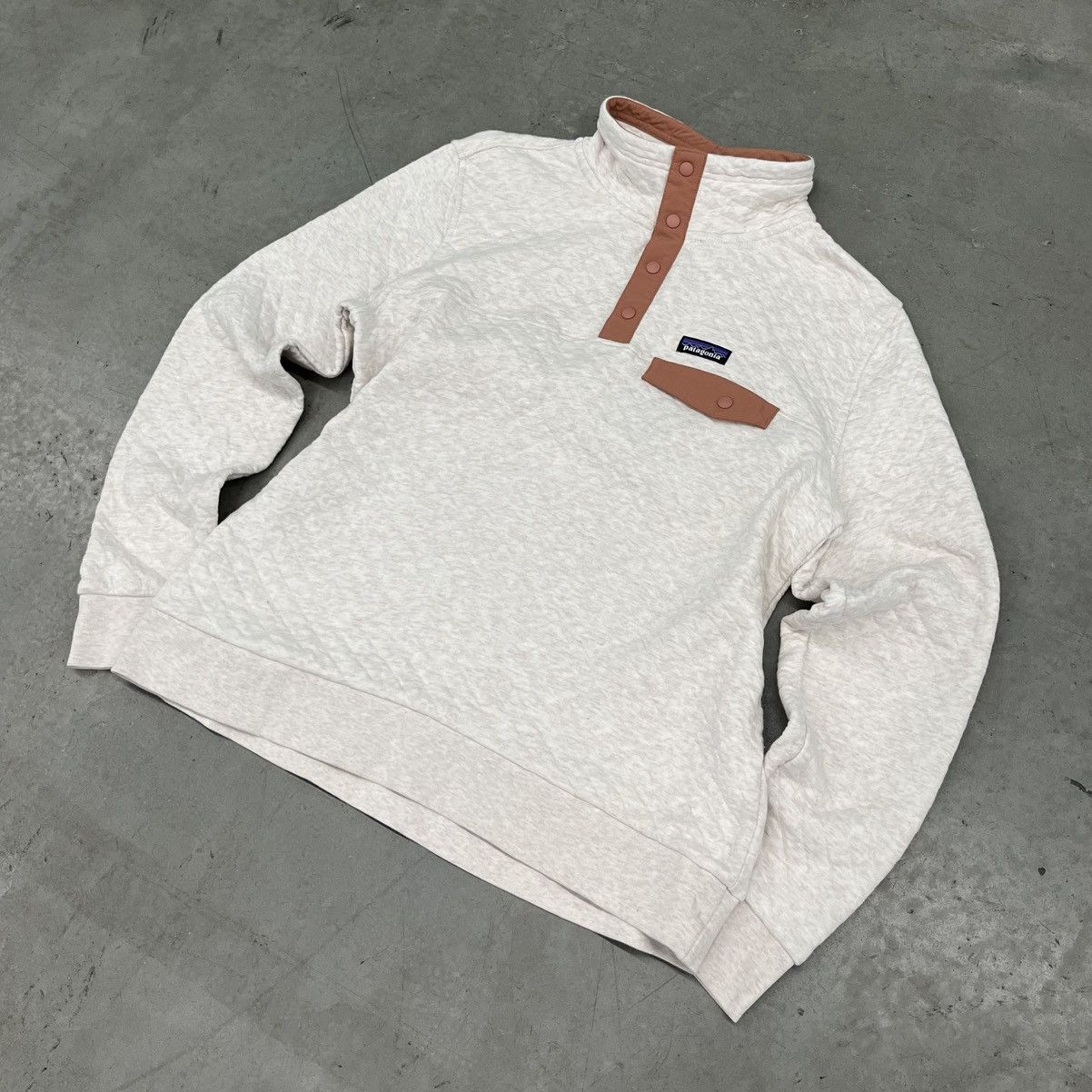 Patagonia Women’s Patagonia Organic Cotton Snap-T Pull Over Sweatshirt Size L / US 10 / IT 46 - 1 Thumbnail