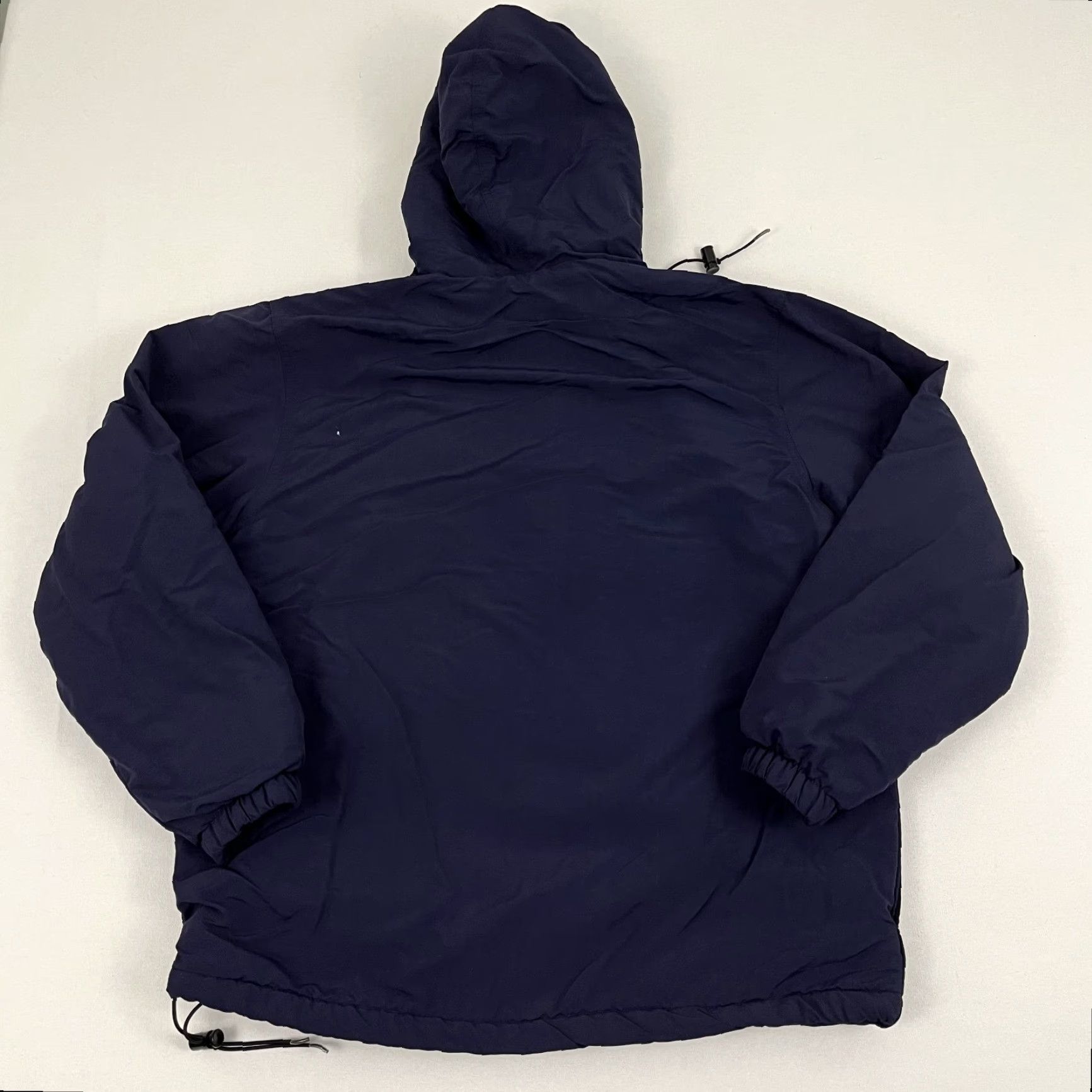 J.Crew VTG J.CREW Oarsman Jacket Mens Medium Blue Fleece Lined Anorak Coat Hooded Size US M / EU 48-50 / 2 - 6 Thumbnail