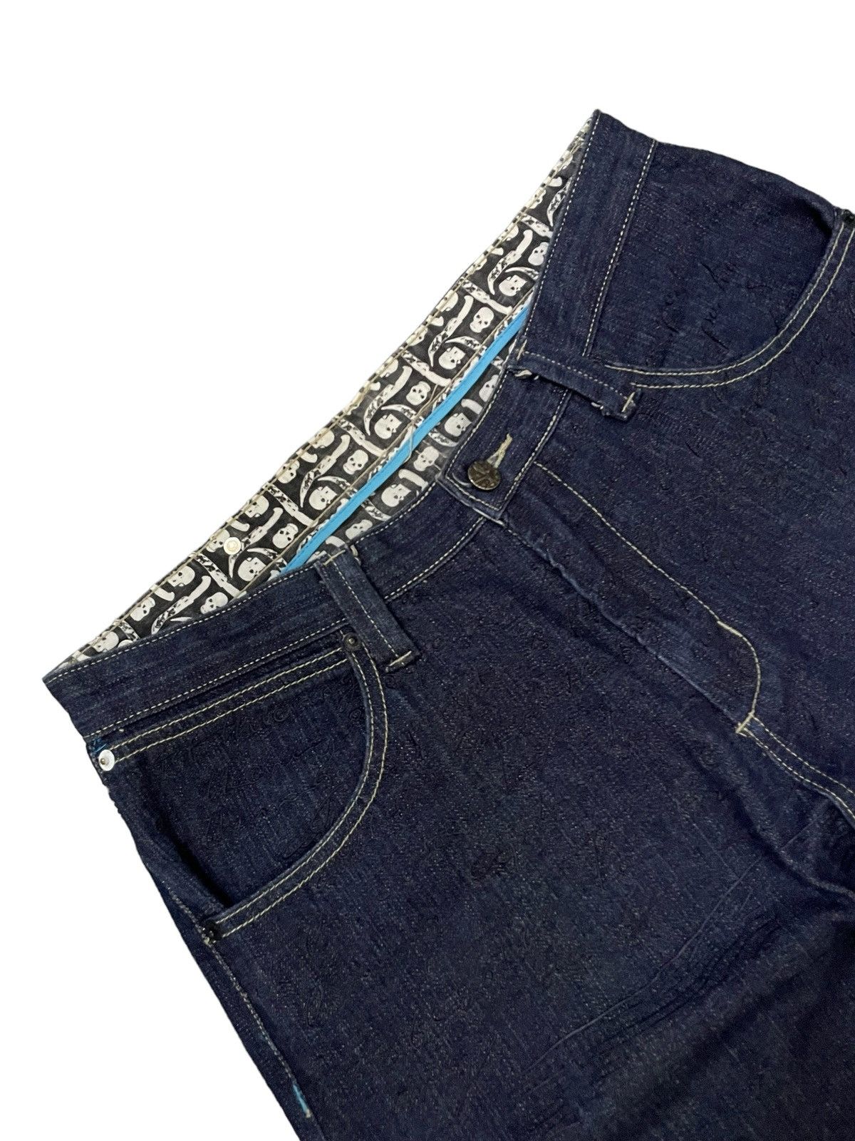 Japanese Brand Artful Dodger Jesse Pinkman Embroidered Poems Baggy Jeans Size US 34 / EU 50 - 15 Thumbnail