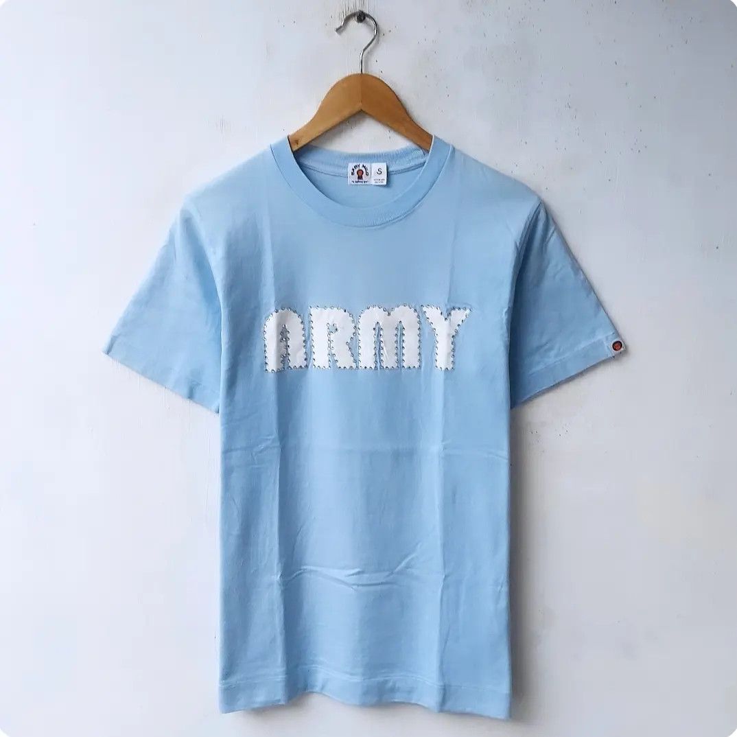 Bape Baby Milo Swarovski Army Tee Size US S / EU 44-46 / 1 - 1 Thumbnail