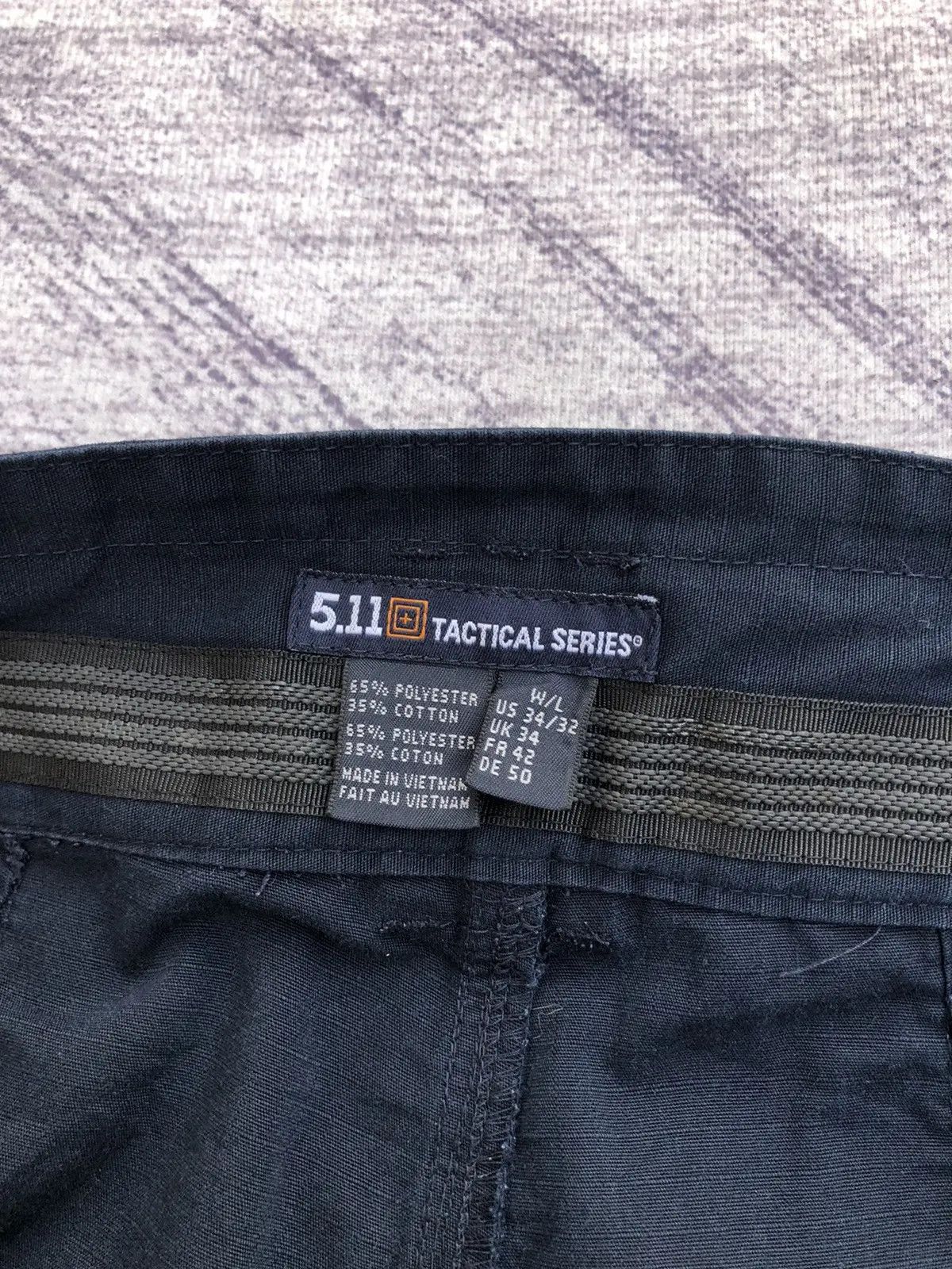 5.11 Very Rare Navy Blue Multipocket Bush Cargo Pants 9 Pocket Size US 33 - 10 Thumbnail