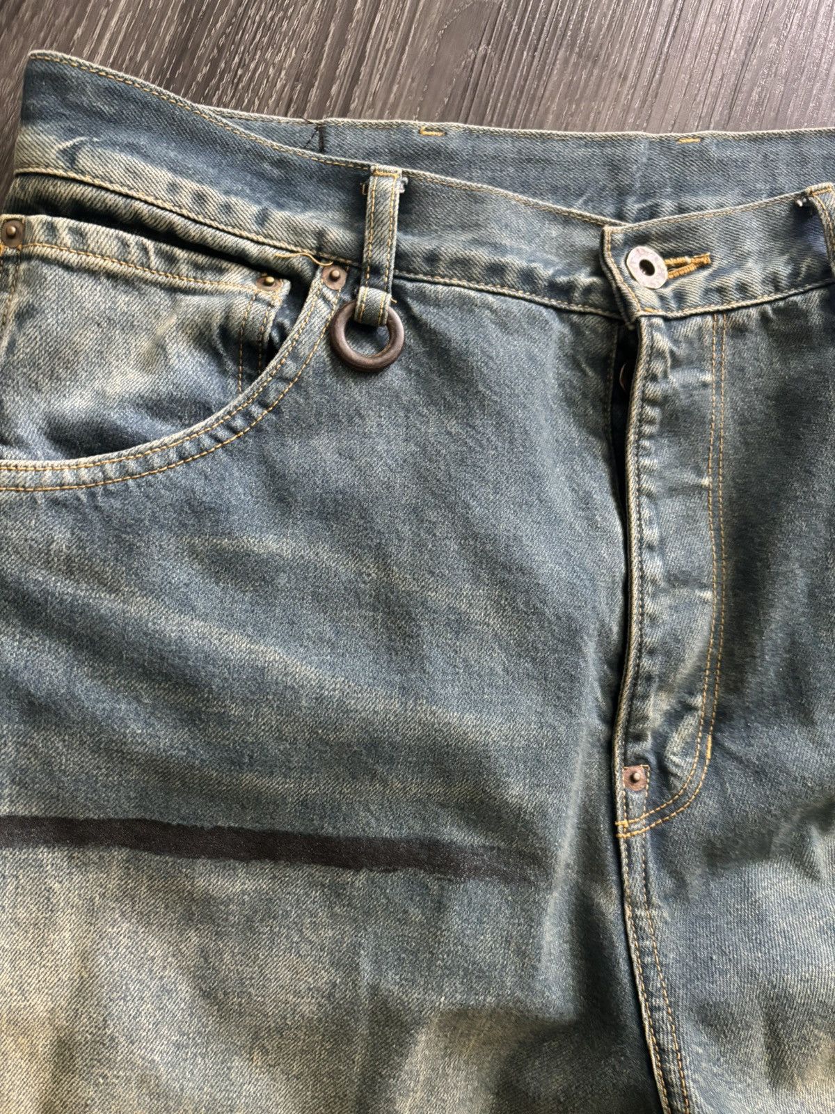 SOSHIOTSUKI SS23 Dokan Wide Leg Jeans Size US 34 / EU 50 - 3 Thumbnail
