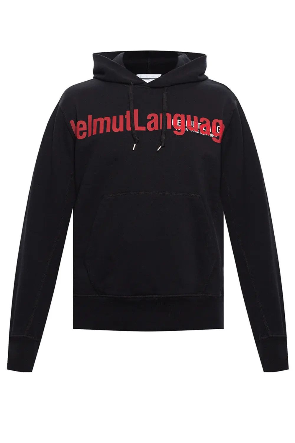 Helmut Lang Helmut Lang Standart Hoody Sasalt Black S Size US S / EU 44-46 / 1 - 1 Thumbnail