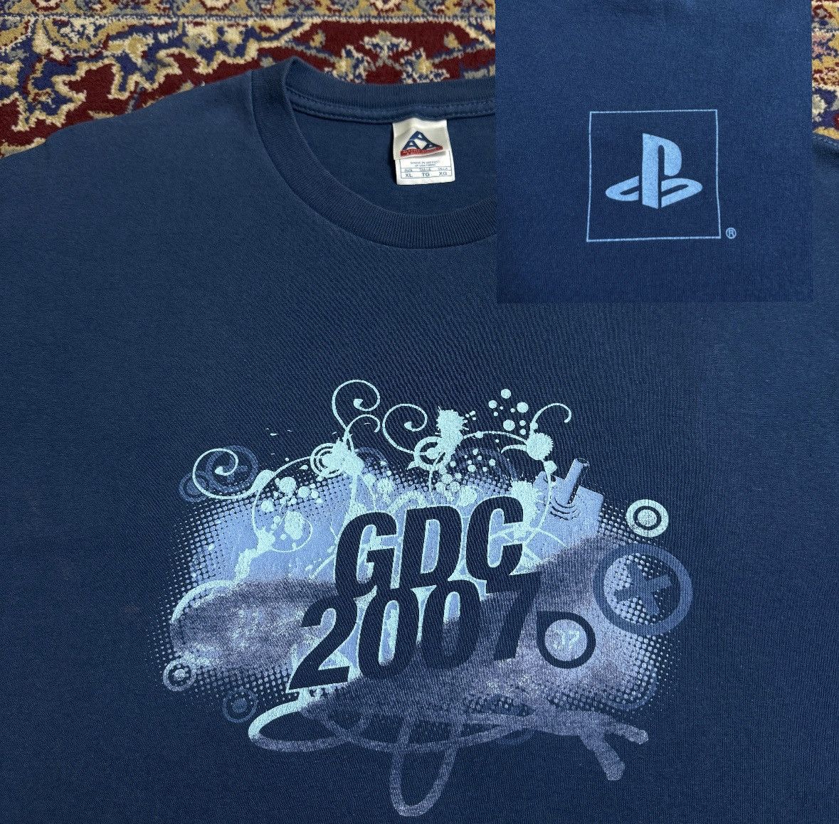 Playstation 2007 GDC Game Developers Conference PS video promo t-shirt Size US XL / EU 56 / 4 - 1 Thumbnail
