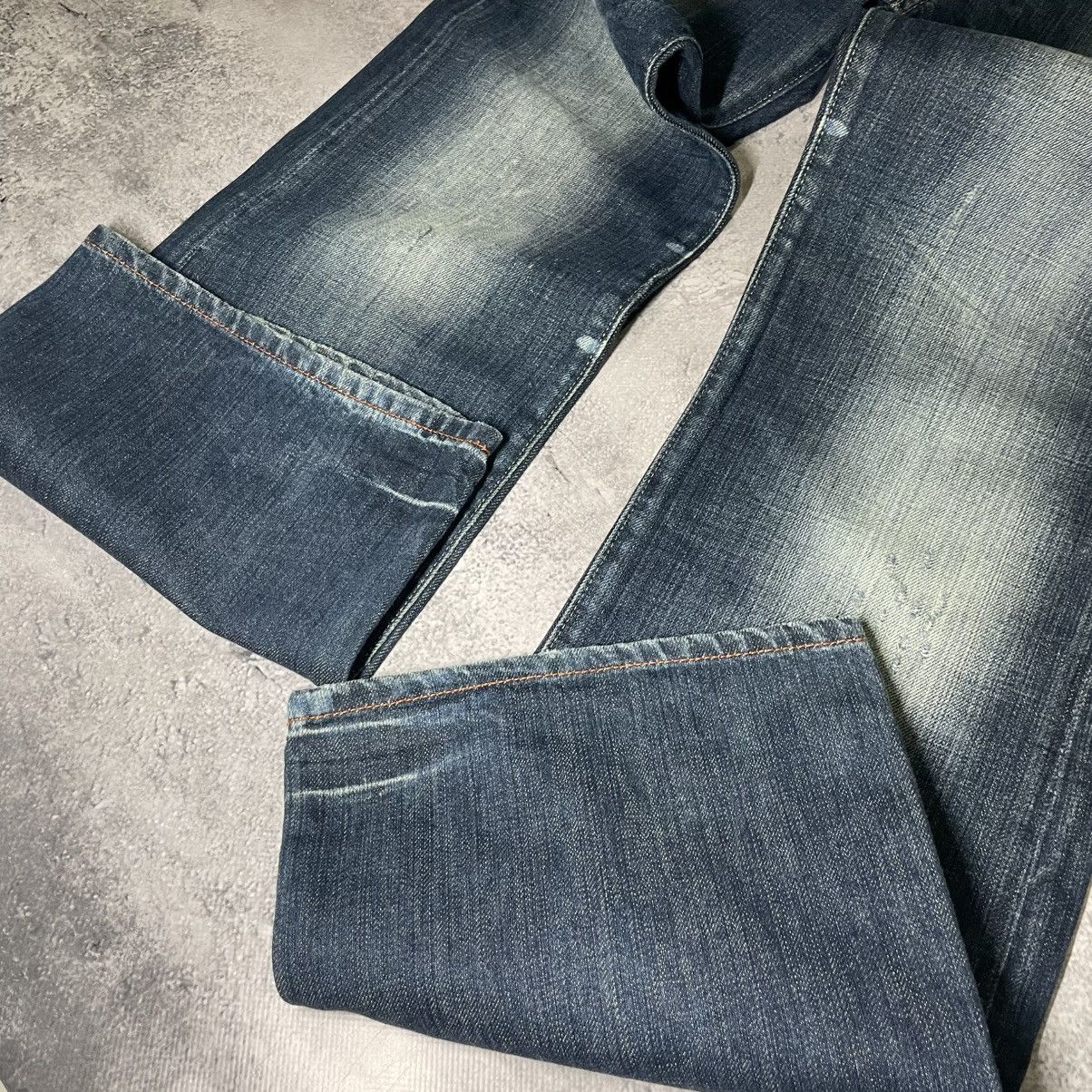 G-Star × If Six Was Nine × Japanese Brand Crazy Vintage G-star Faded Distressed Rare Jeans Size US 33 - 9 Thumbnail