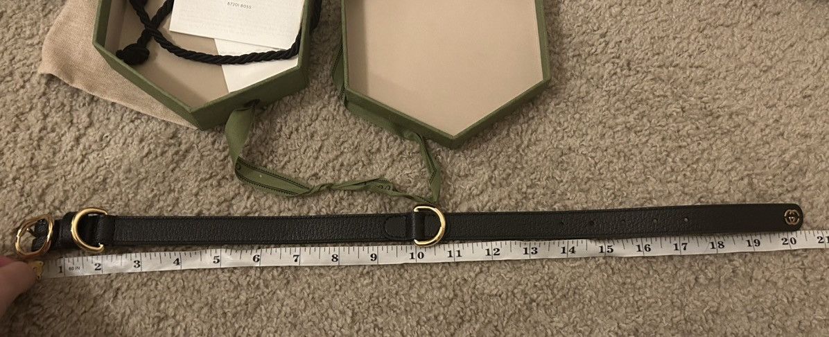 Gucci Gucci Pet Leather Collar size M Size ONE SIZE - 7 Thumbnail