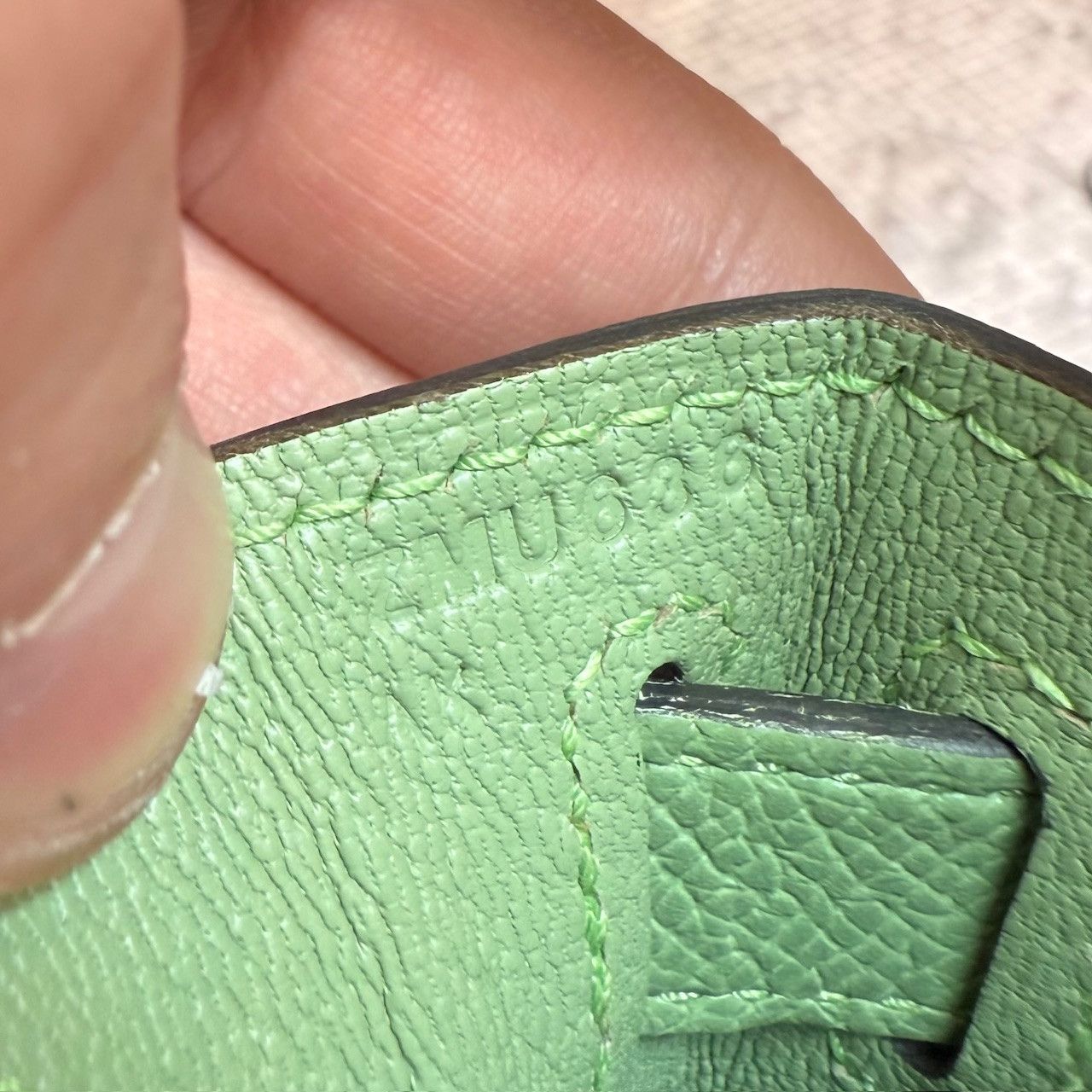 Hermes Hermès 2021 Criquet Green Epsom Kelly II Sellier 28 GHW Bag Size ONE SIZE - 22 Thumbnail