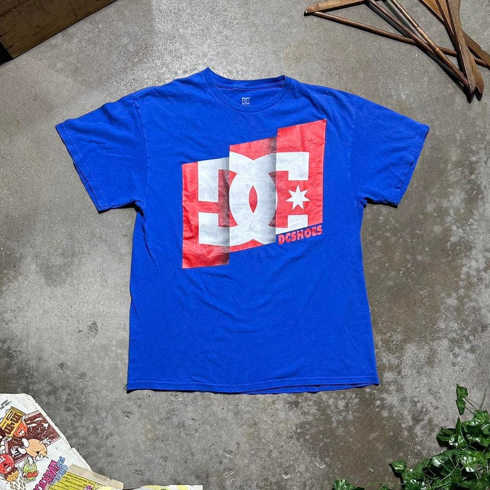 00s DC SHOES vtg tシャツ old skate オールドスケート VINTAGE DC Shoes T Shirt Men Medium Black Skater Street
