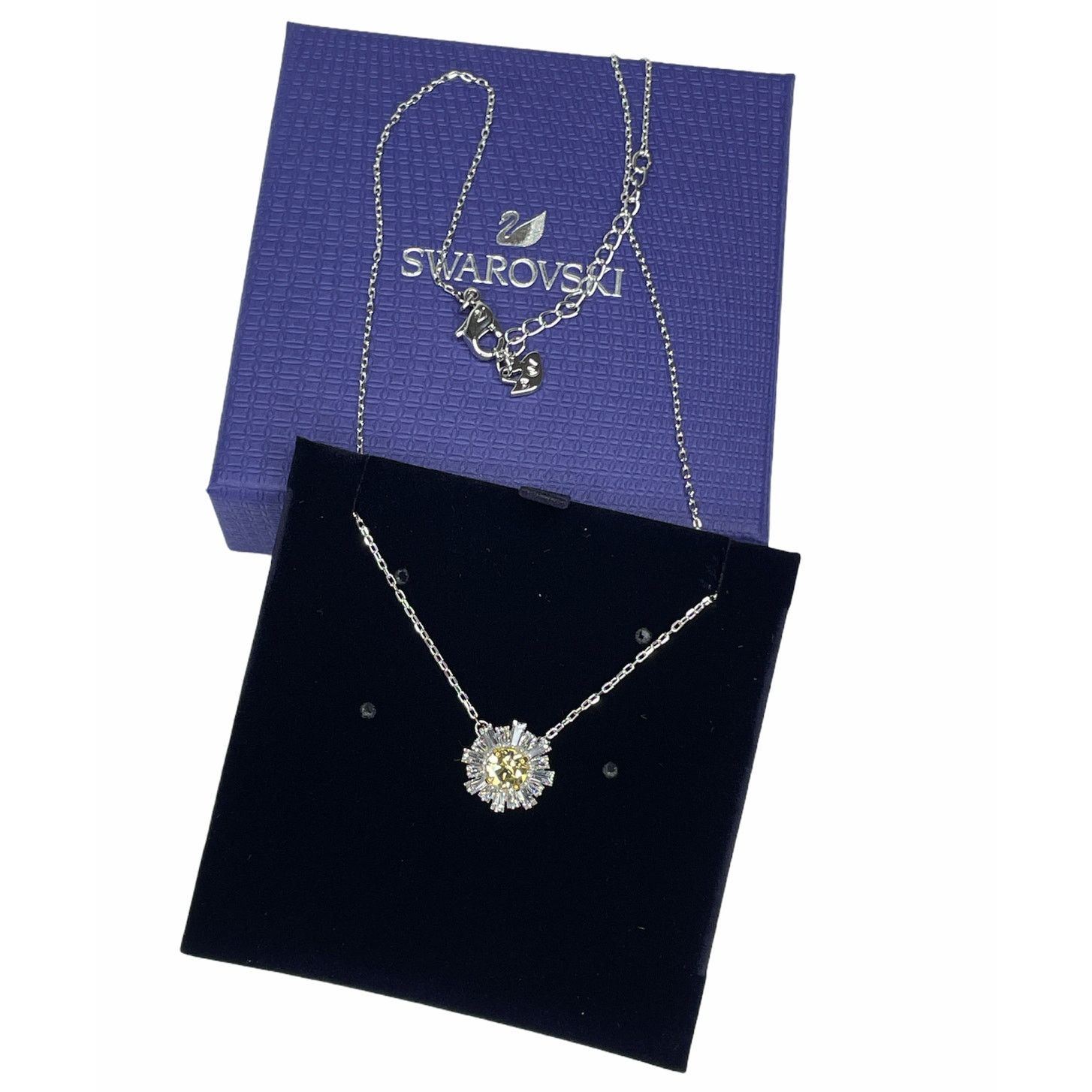 Swarovski Swarovski Sunshine Pendant Necklace Rhodium plated Size ONE SIZE - 1 Thumbnail