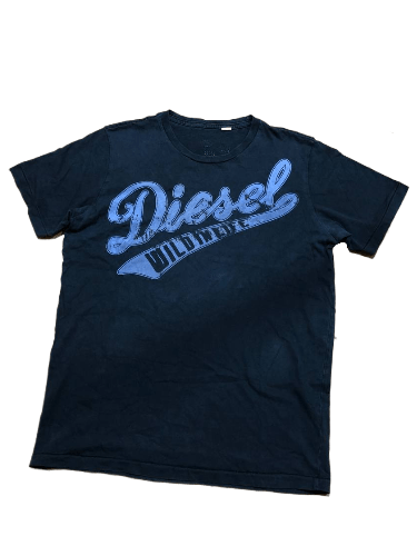 Diesel Diesel 100% Cotton Big Logo Short Sleeve T-Shirt Size L Size US L / EU 52-54 / 3 - 1 Thumbnail
