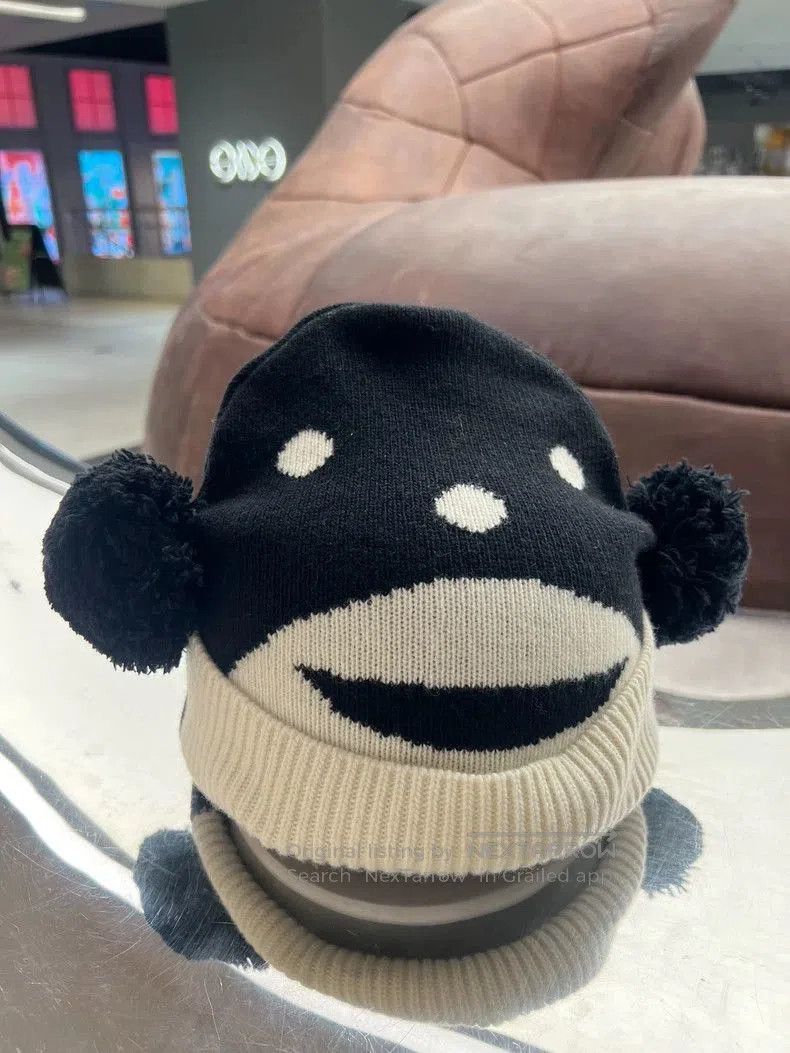 Walter Van Beirendonck Walter Van Beirendonck FW24 Monkey Beanie - dmc. Size ONE SIZE - 1 Thumbnail