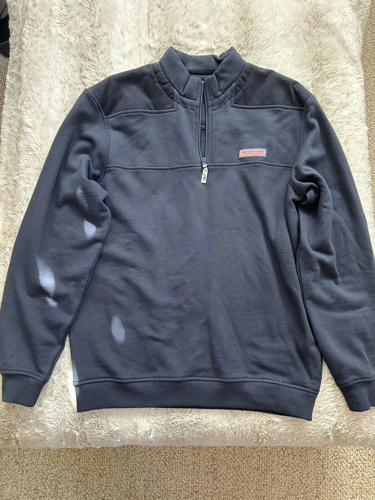 Vineyard Vines Vineyard Vines Men's Collegiate Quarter-Zip Shep Shirt Size US M / EU 48-50 / 2 - 1 Thumbnail