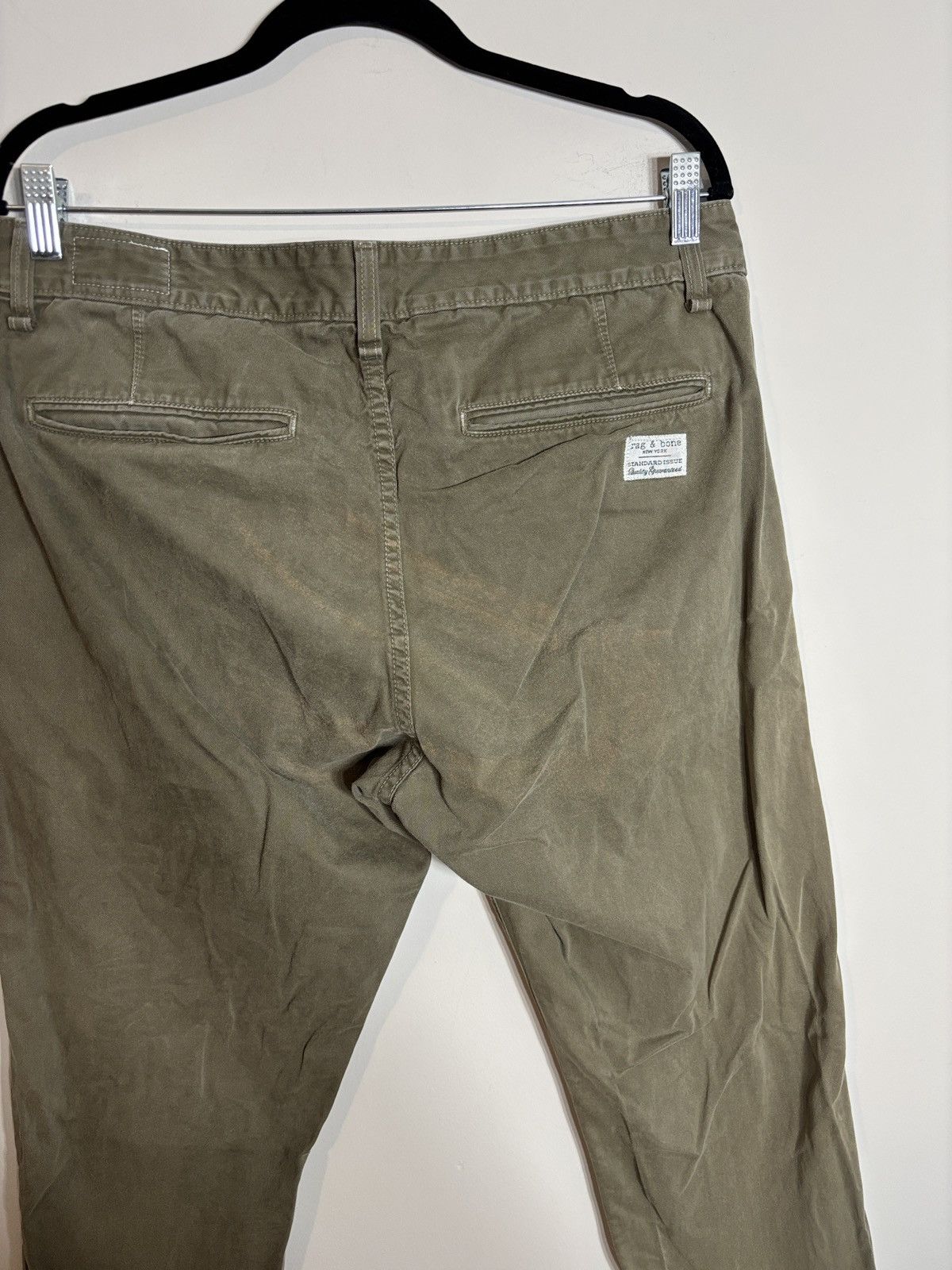 Rag & Bone Rag & Bone Standard Issue Slim Chino Army Size US 33 - 4 Thumbnail