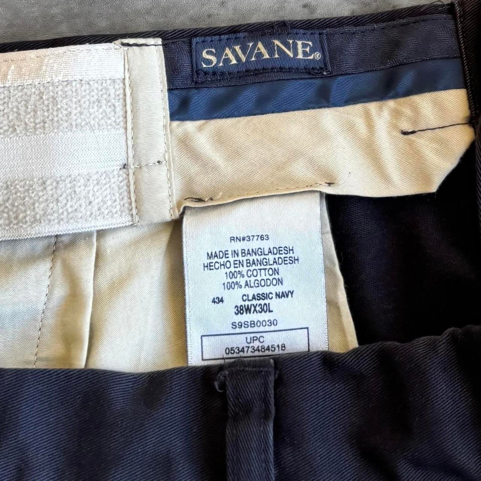 Savane Savane Faded Black Essential Casual Chino Dress Pants Size US 36 / EU 52 - 3 Thumbnail