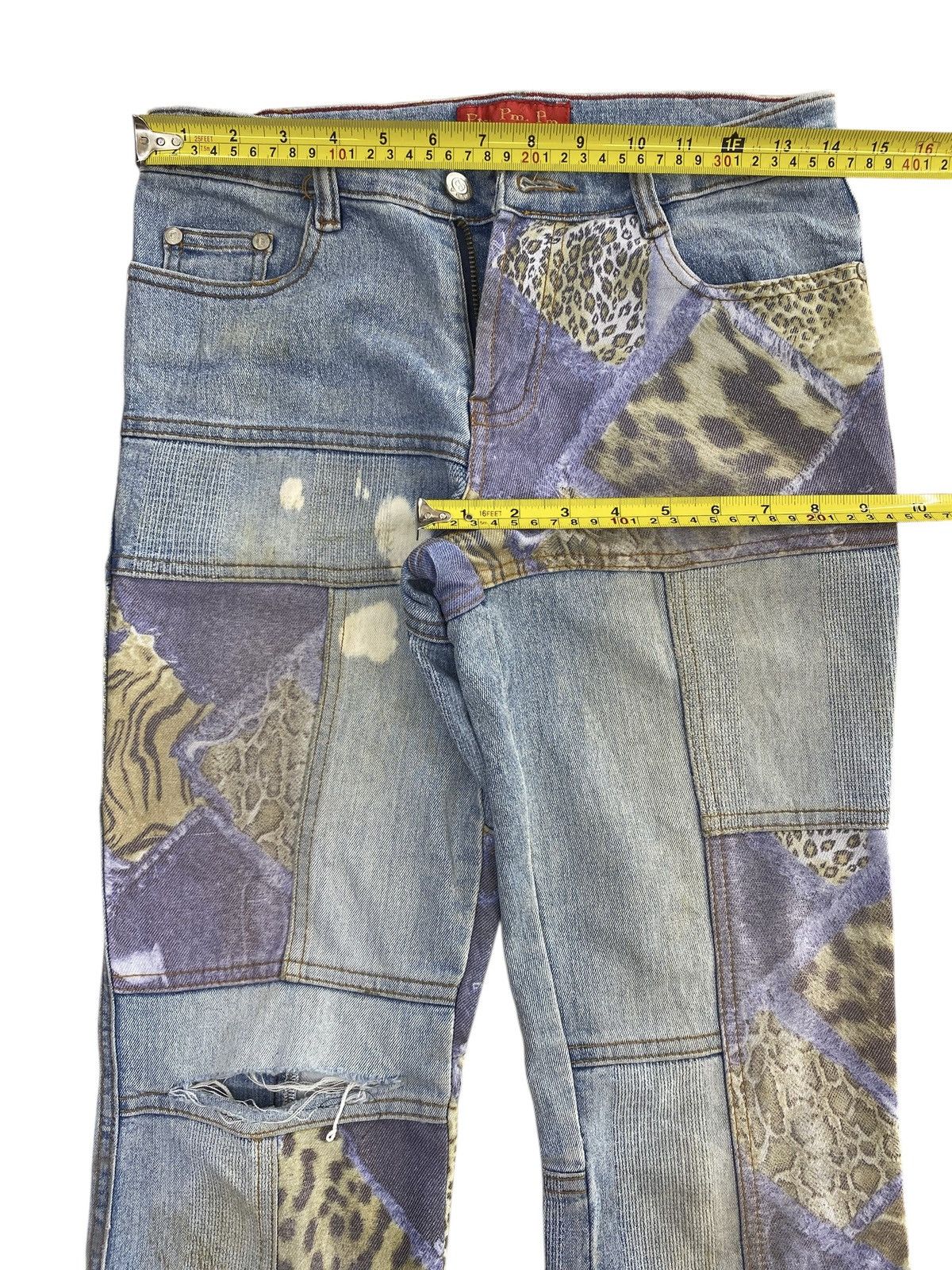 Japanese Brand Japanese Brand With Animal Print Stye Flare Jeans Size US 28 / EU 44 - 5 Thumbnail