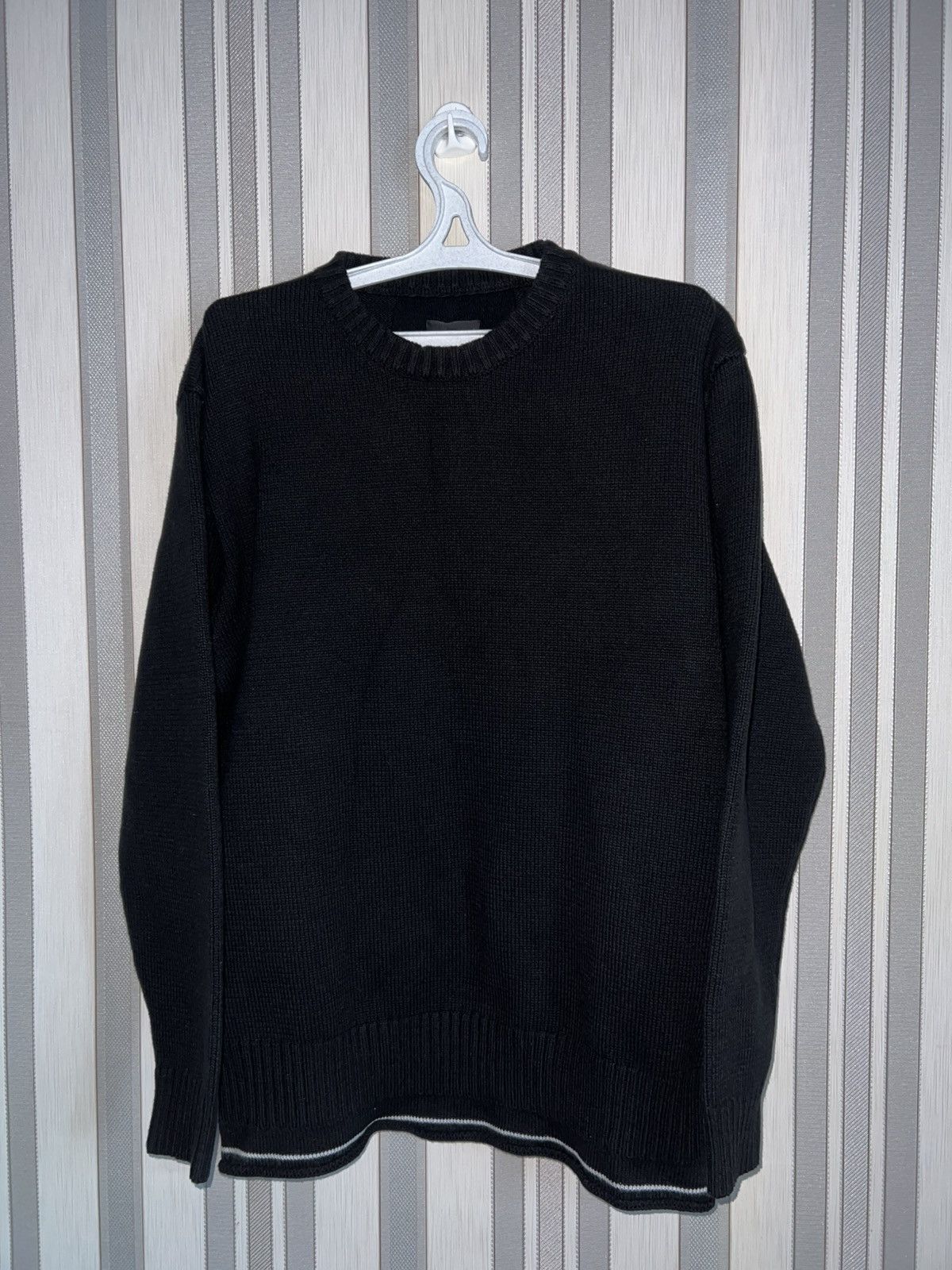 Givenchy GIVENCHY OVERSIZED KNITTED COTTON SWEATER HEAVYWEIGHT Size US M / EU 48-50 / 2 - 1 Thumbnail