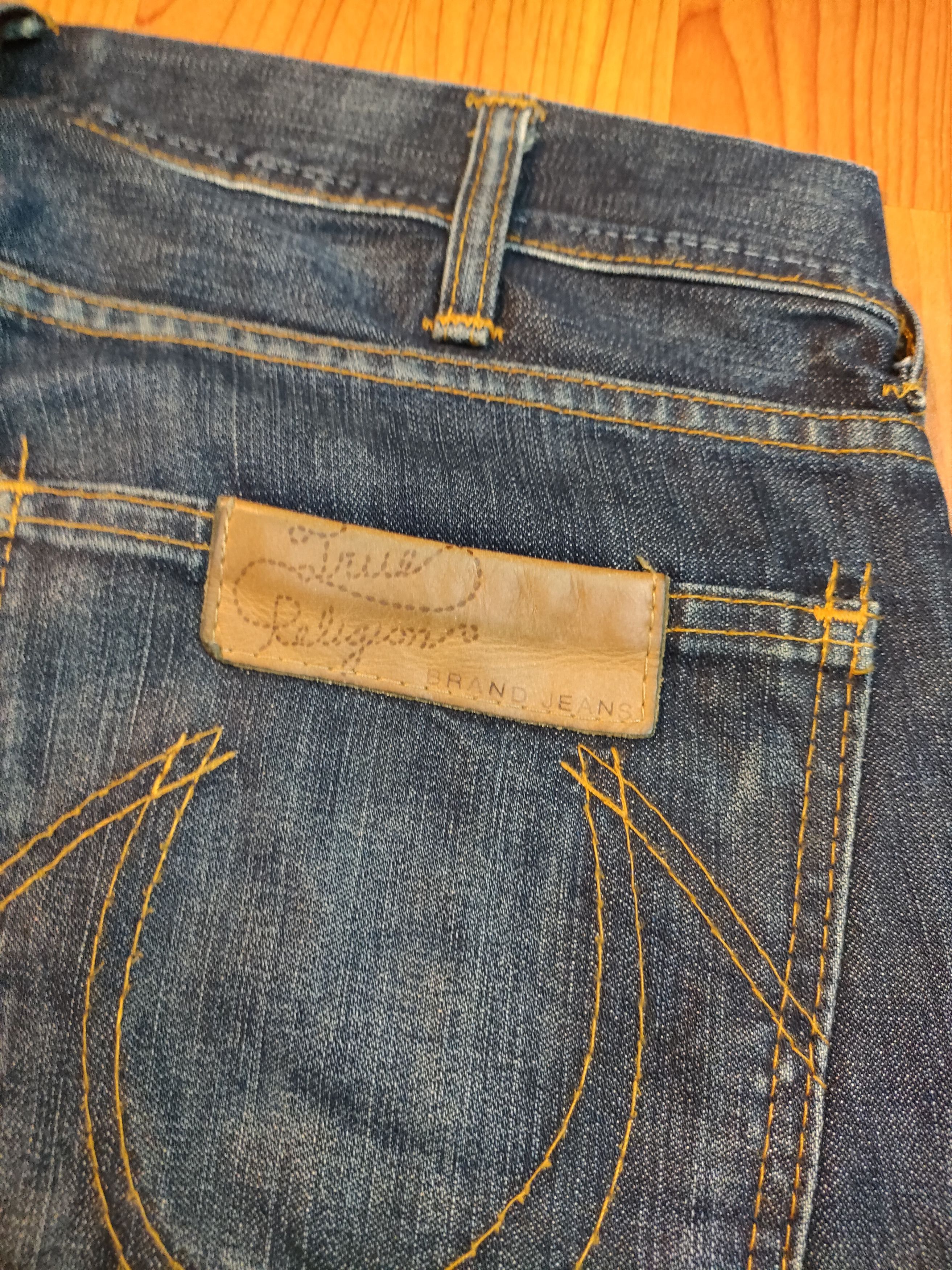 True Religion True Religion Reworked Jeans Size US 35 - 2 Thumbnail