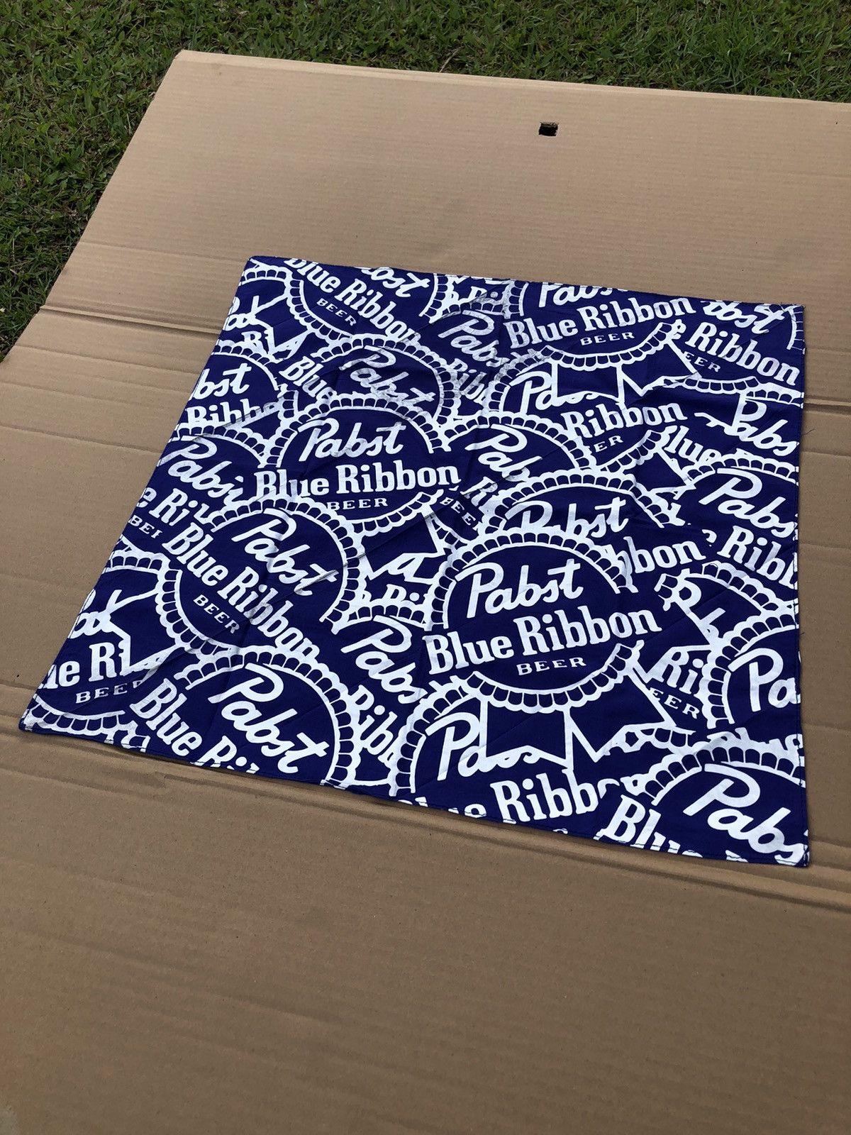 Japanese Brand Pabst Blue Ribbon Bandana / Scarve / Scarf Size ONE SIZE - 3 Thumbnail