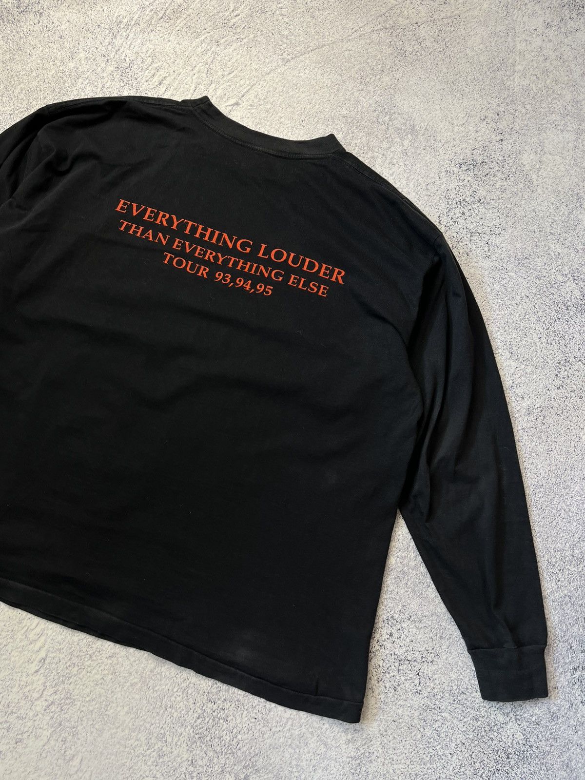 Band Tees Vintage 1993 Meat Loaf World Tour Long Sleeve T-Shirt Size US XL / EU 56 / 4 - 23 Thumbnail