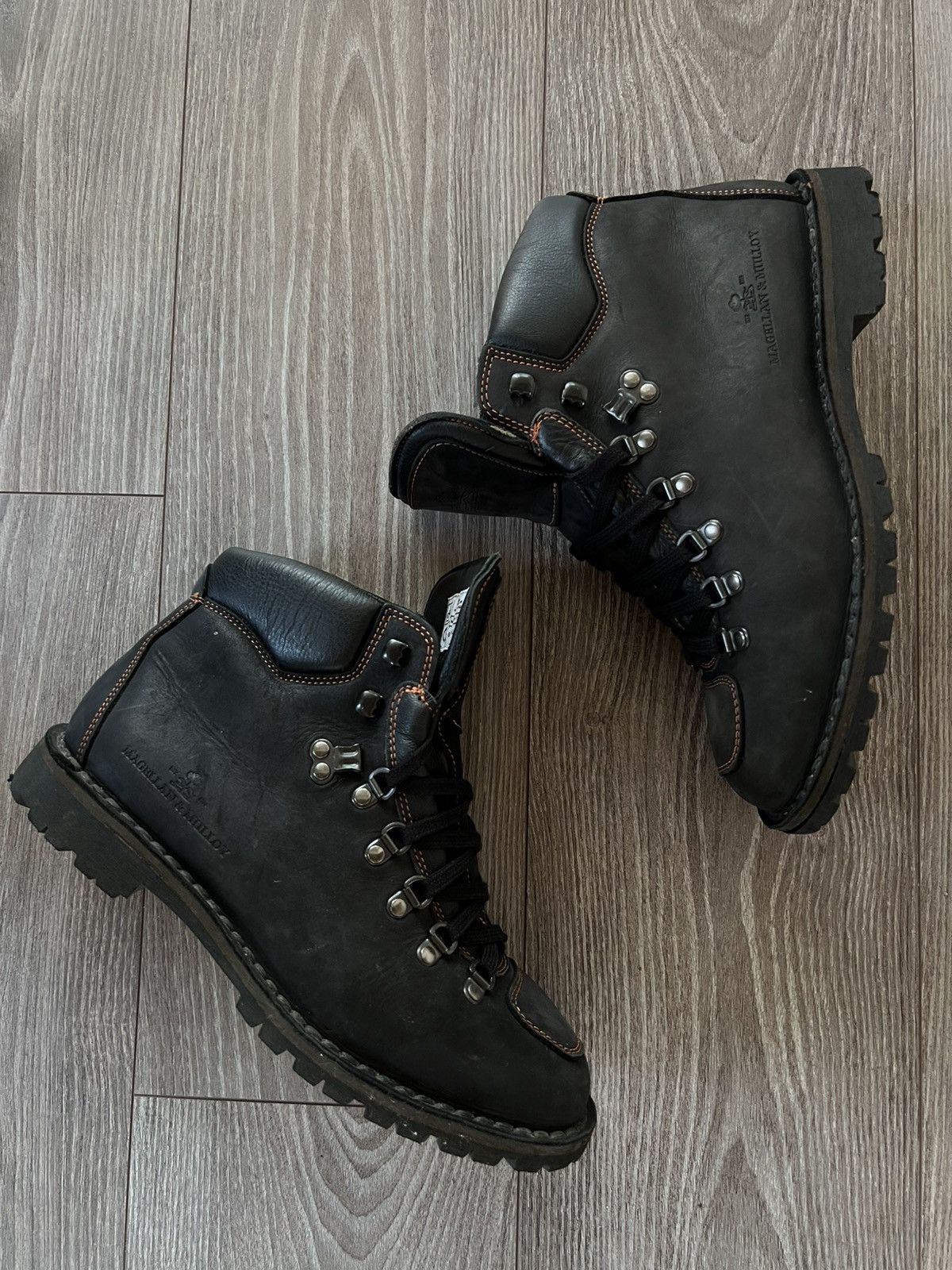 Designer Archival Magellan & Mulloy Hand Italy Crafted Bikers Boots Size US 8 / EU 41 - 3 Thumbnail