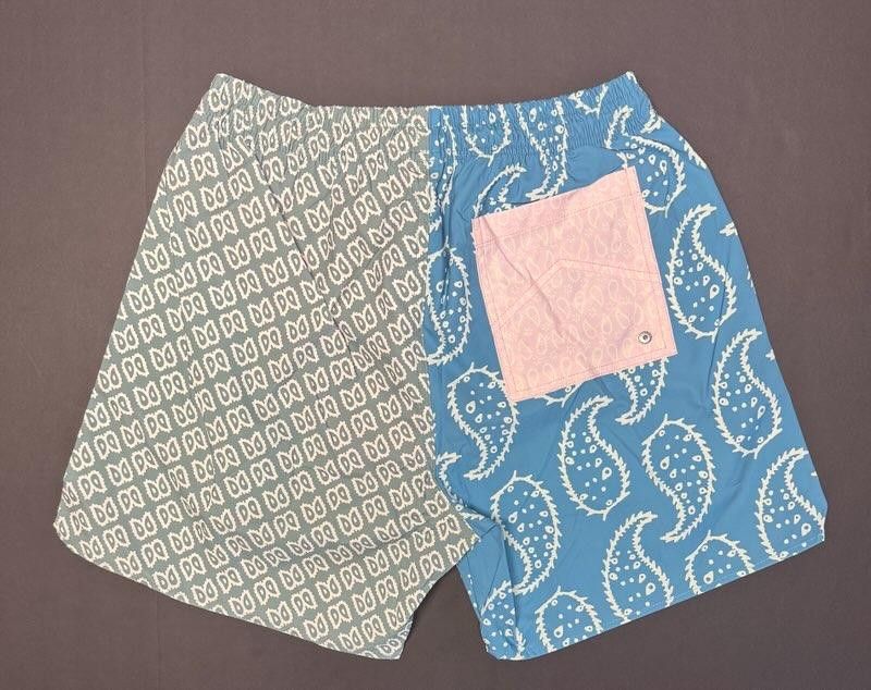 Rhude Rhude Multi Paisley Trunks Marine/Sage/Pink Size US 36 / EU 52 - 2 Thumbnail