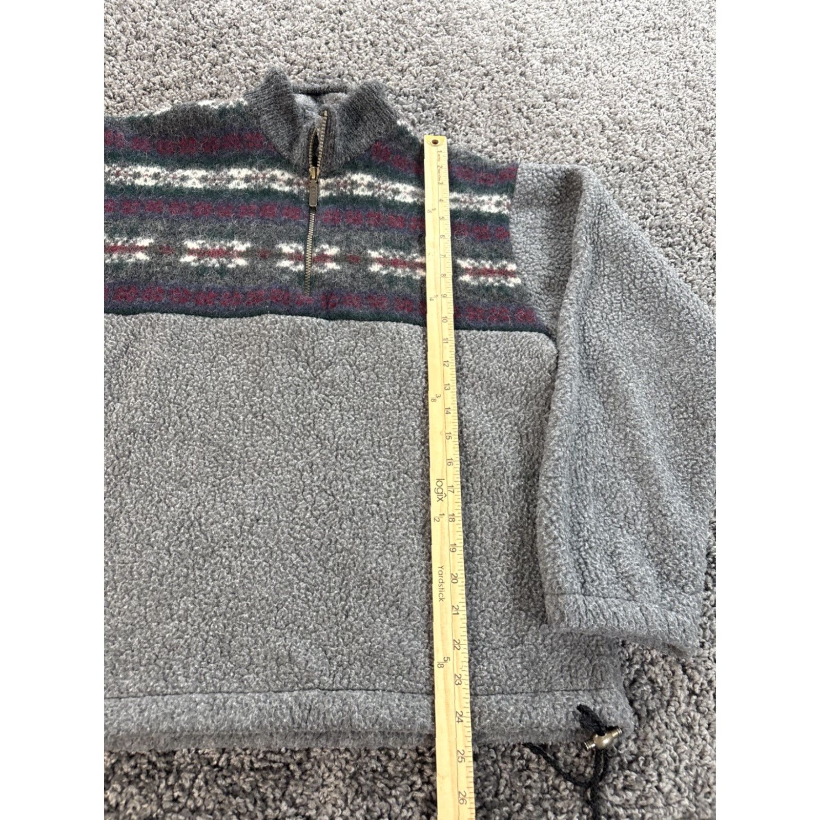Vintage VINTAGE L.L. Bean Sweater 1/4 Zip Mens Small Gray Mock Neck Pullover Sherpa Freeport Maine USA Sherpa 1/4 Zip Mens Small Gray USA Size US S / EU 44-46 / 1 - 2 Thumbnail