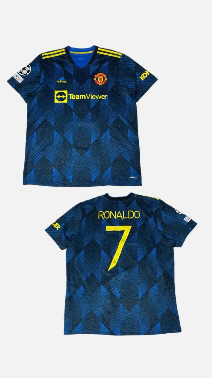 Adidas Manchester United 2021 2022 Ronaldo #7 Third Shirt Jersey Size US XL / EU 56 / 4 - 1 Thumbnail
