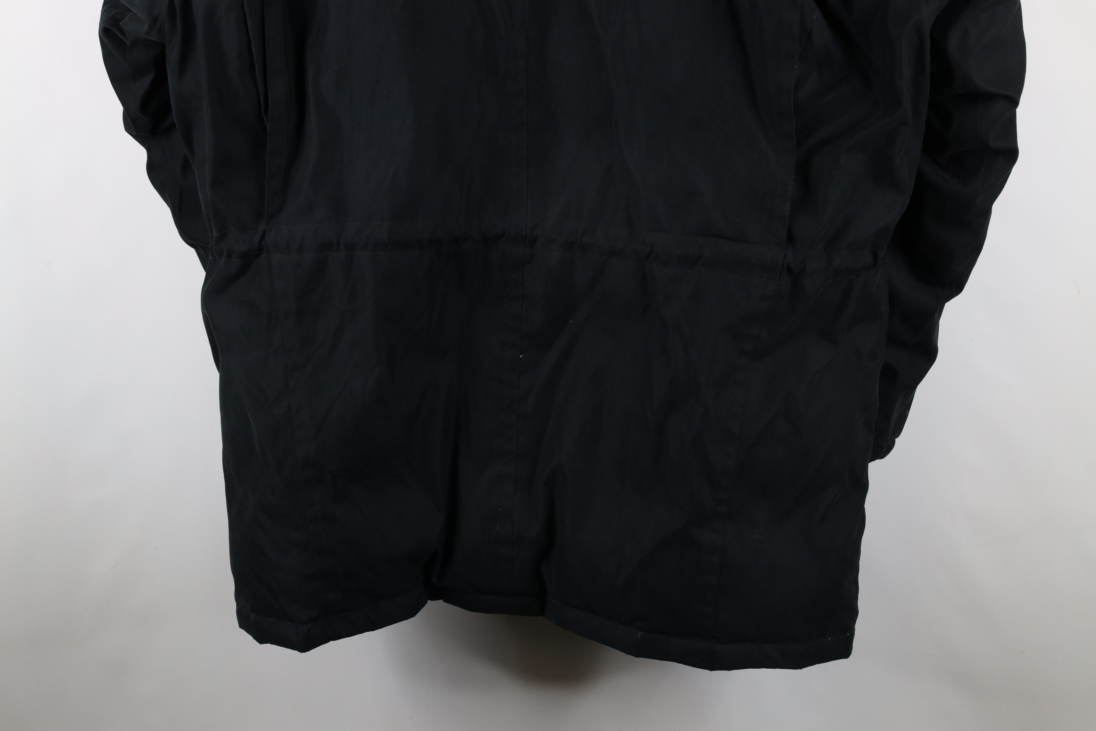 Vintage Vintage 90s Streetwear Duck Down Hooded Puffer Jacket Black Size US XL / EU 56 / 4 - 13 Thumbnail