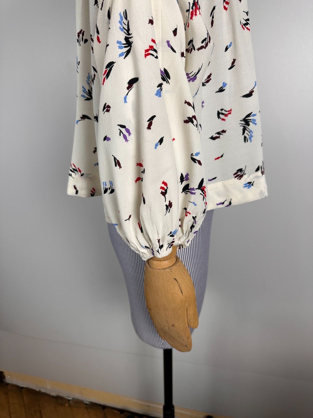 Ganni Ganni blouse long sleeve pleated size 38 Size XS / US 0-2 / IT 36-38 - 8 Thumbnail