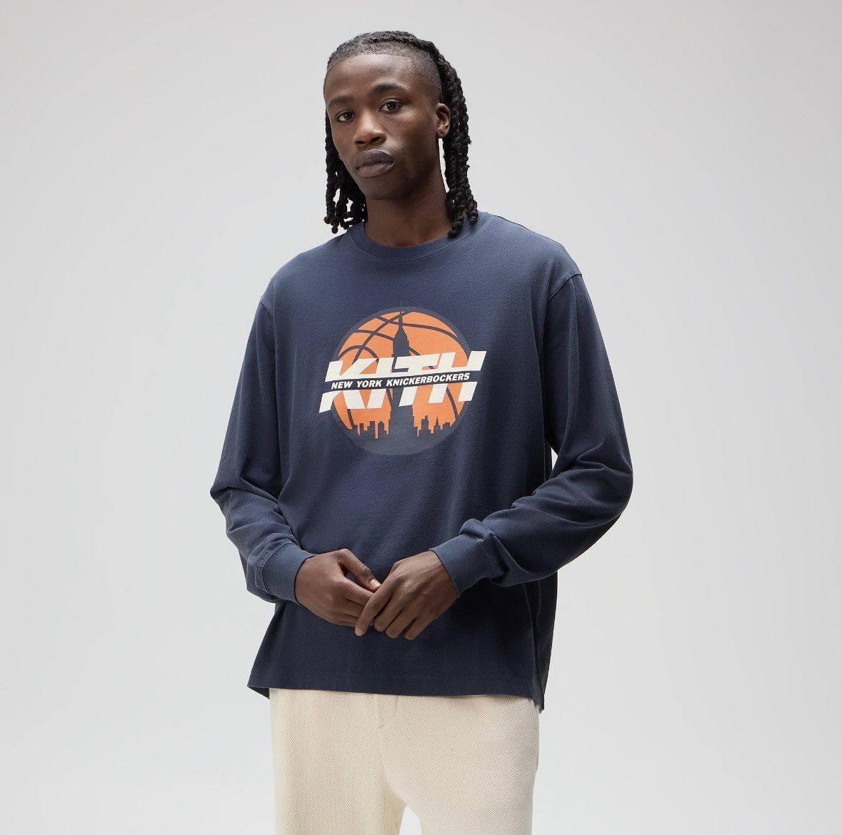 Kith Kith x New York Knicks Long Sleeve Vintage Tee Size US S / EU 44-46 / 1 - 5 Thumbnail