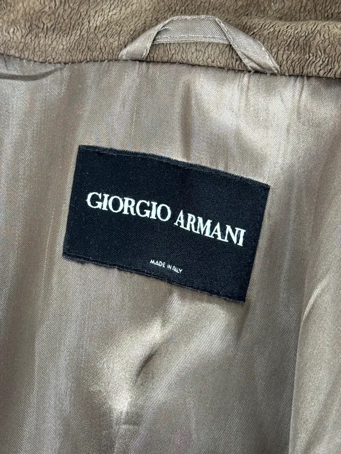 Giorgio Armani 2010s Giorgio Armani Black Wool Double Breasted Classy Coat Size US M / EU 48-50 / 2 - 12 Thumbnail