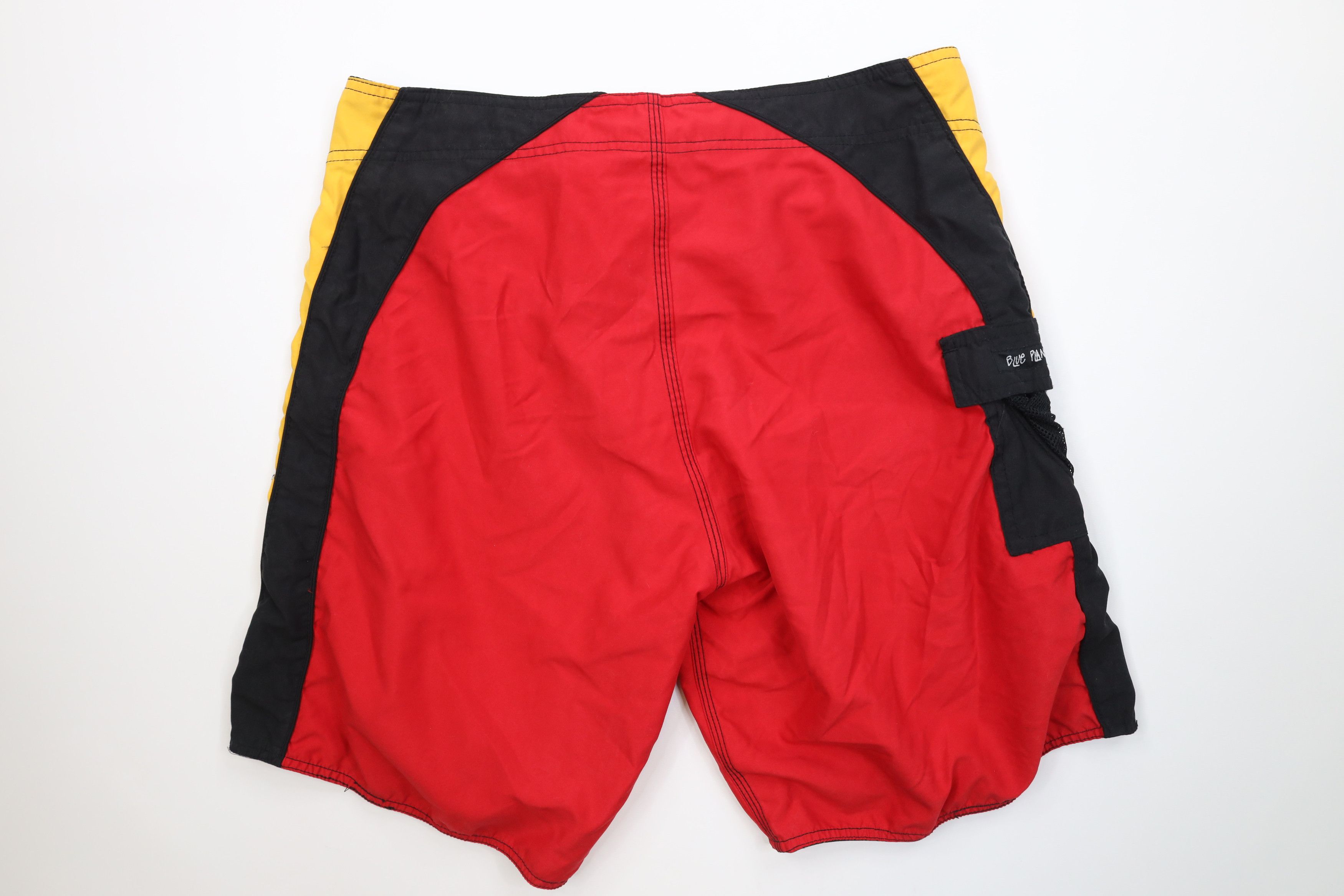 Vintage Vintage 90s Y2K Blue Planet Hawaii Surfing Board Shorts Size US 36 / EU 52 - 12 Thumbnail