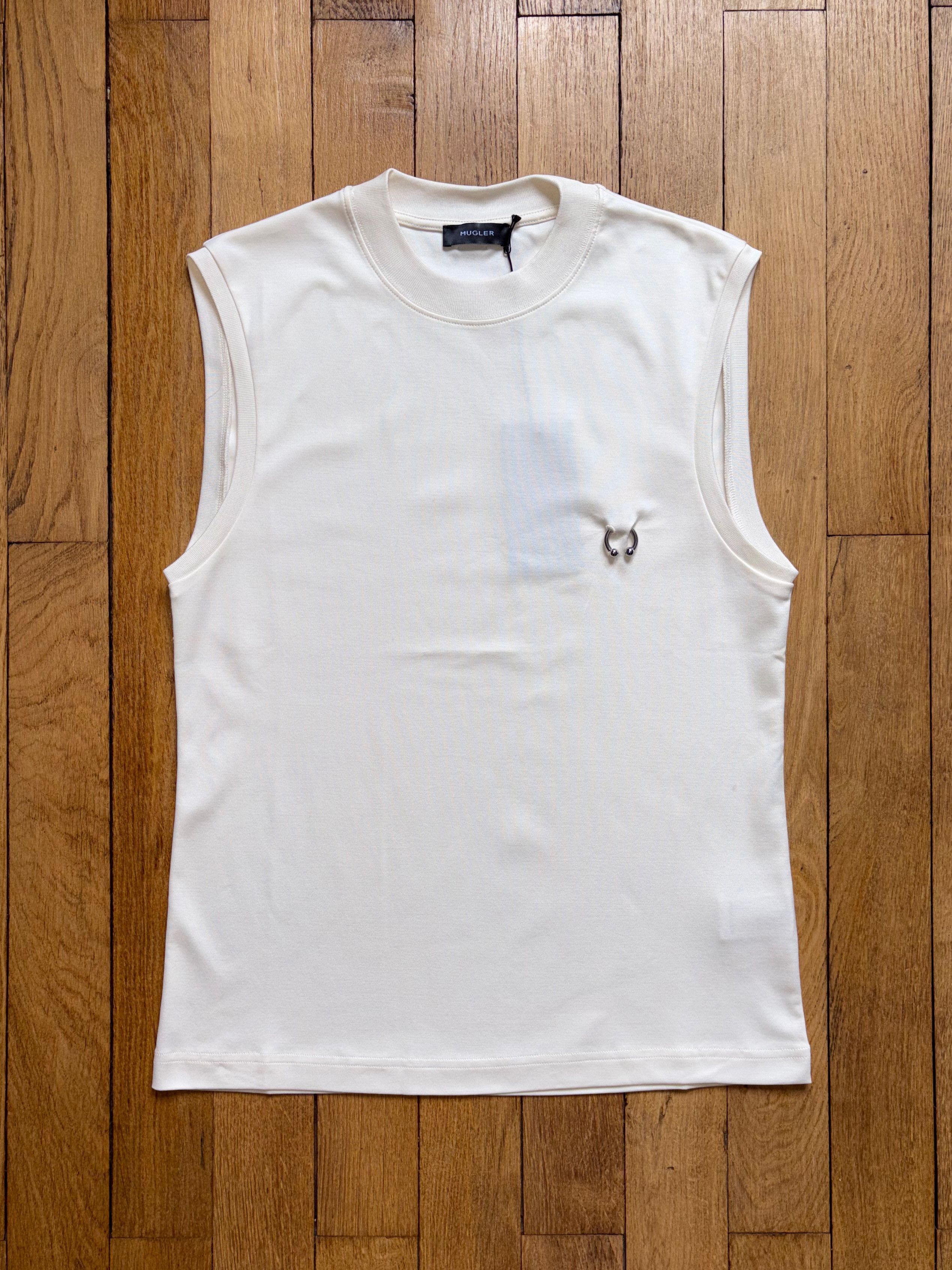 Mugler Mugler mens nipple piercing tank top Size US S / EU 44-46 / 1 - 2 Thumbnail