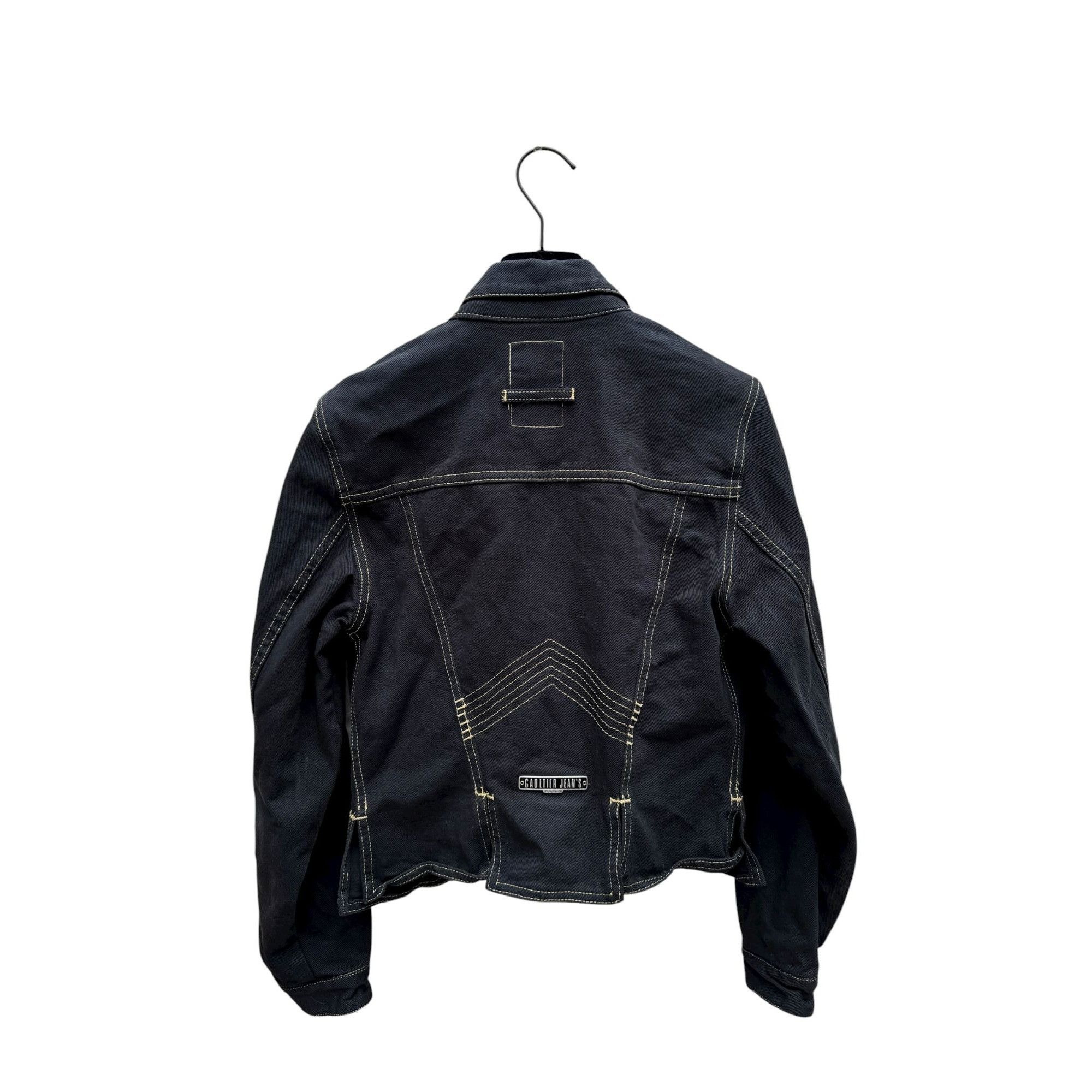 Jean Paul Gaultier Vintage Black Cotton Jacket Size S / US 4 / IT 40 - 5 Thumbnail