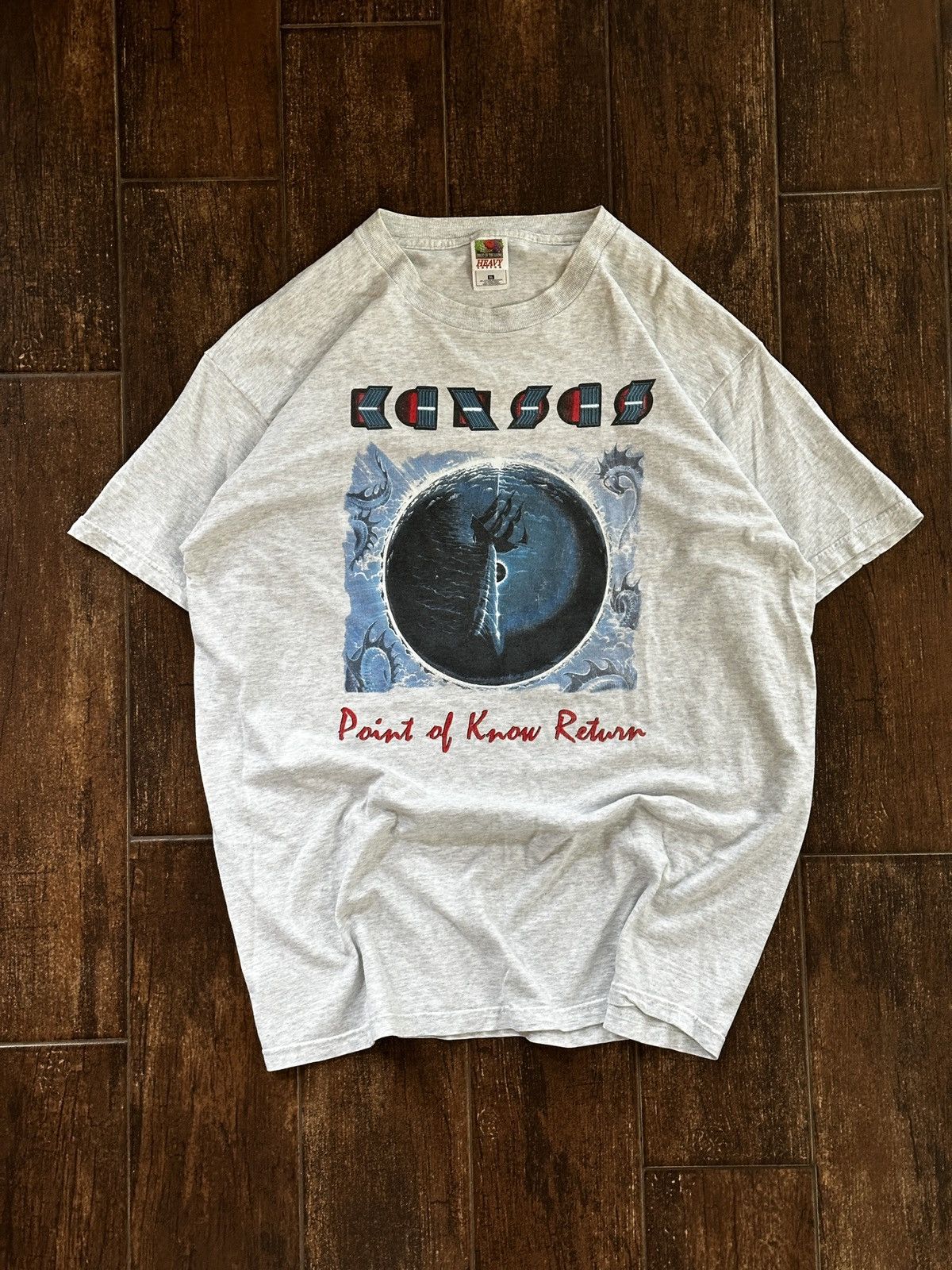 Band Tees VTG 90s “Point of Know Return” Kansas Band Tee Size US XL / EU 56 / 4 - 1 Thumbnail