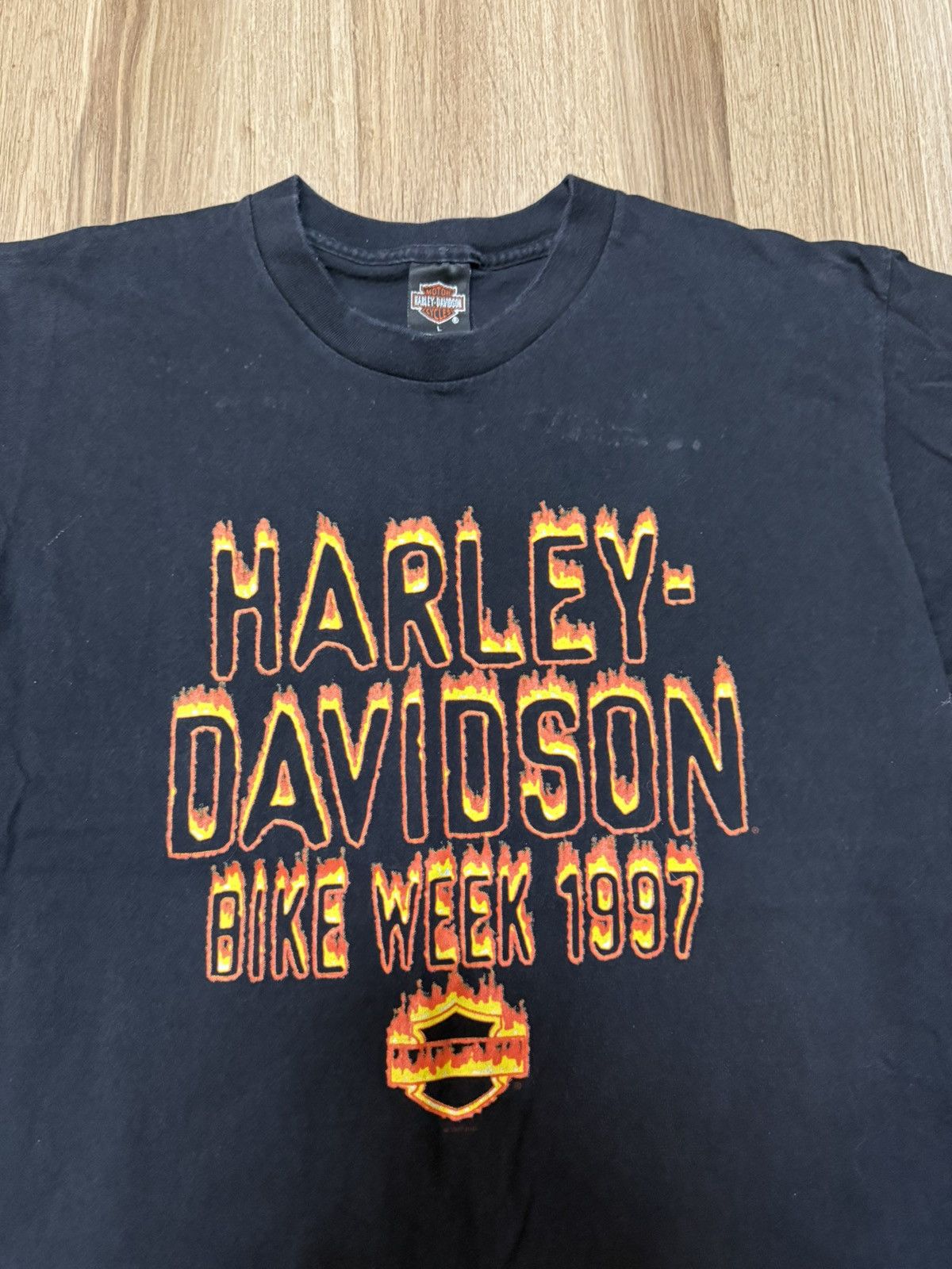 Harley Davidson Vintage 1997 Harley Davidson Bike Week Shirt Size L Size US L / EU 52-54 / 3 - 2 Thumbnail