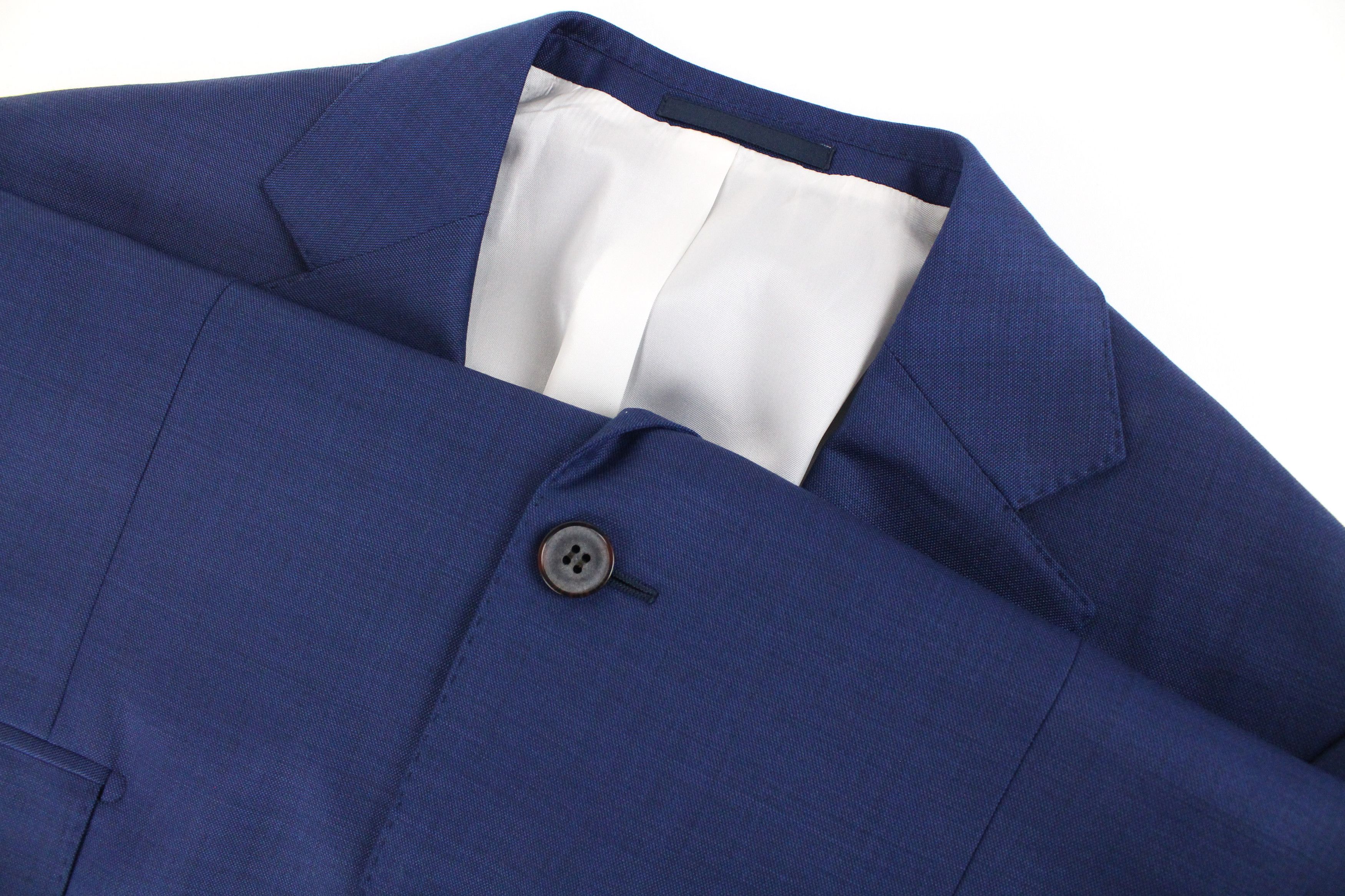 Suitsupply NAPOLI UK40L Wool Super110 Blue Lined Blazer 56810 Size 40L - 3 Thumbnail