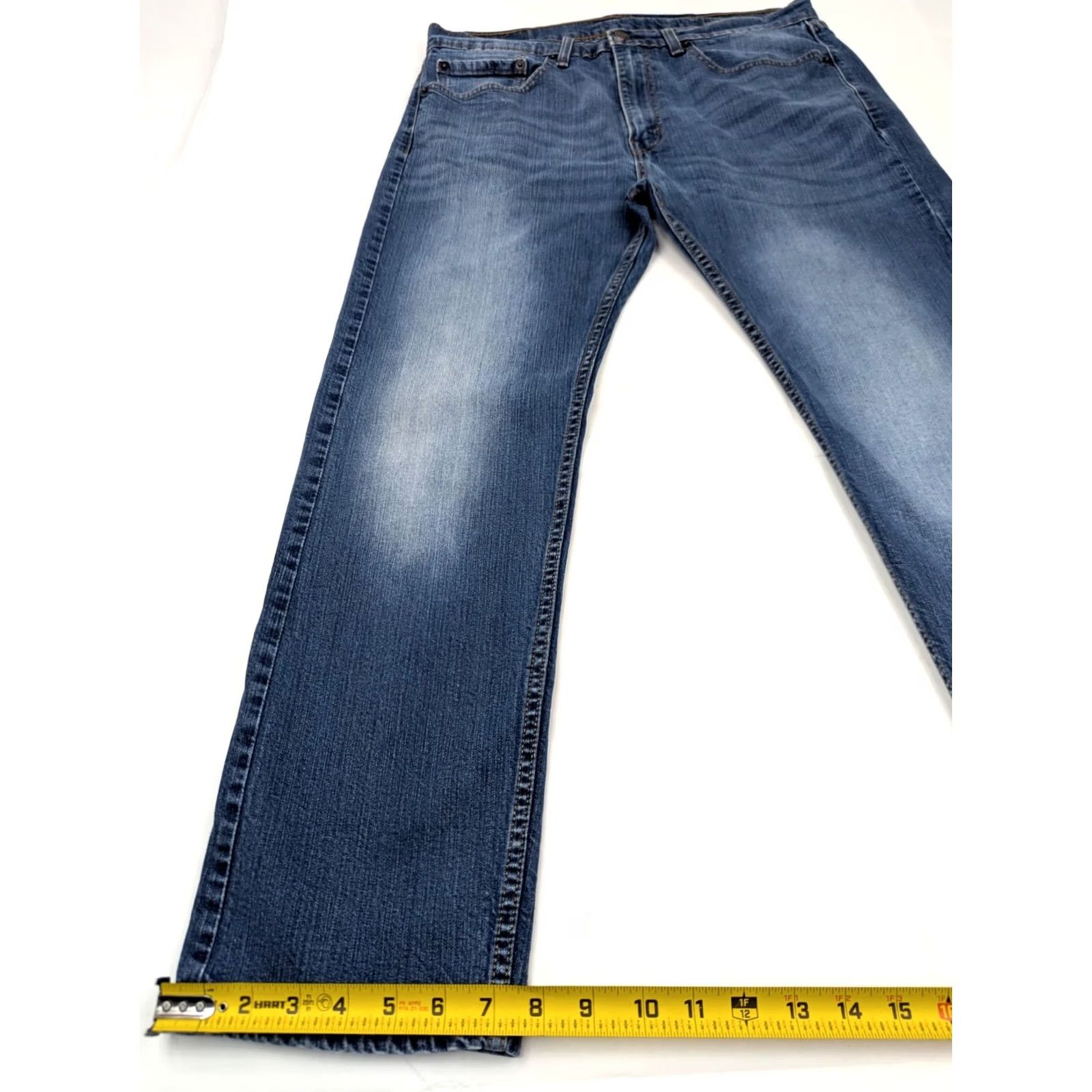 Levi's Levi's 505 Regular Fit Straight Leg Jeans Men 36x30 5-Pocket Denim Blue 34x28 Mid Rise Classic Vintage: No Womens Men? Size US 34 / EU 50 - 2 Thumbnail